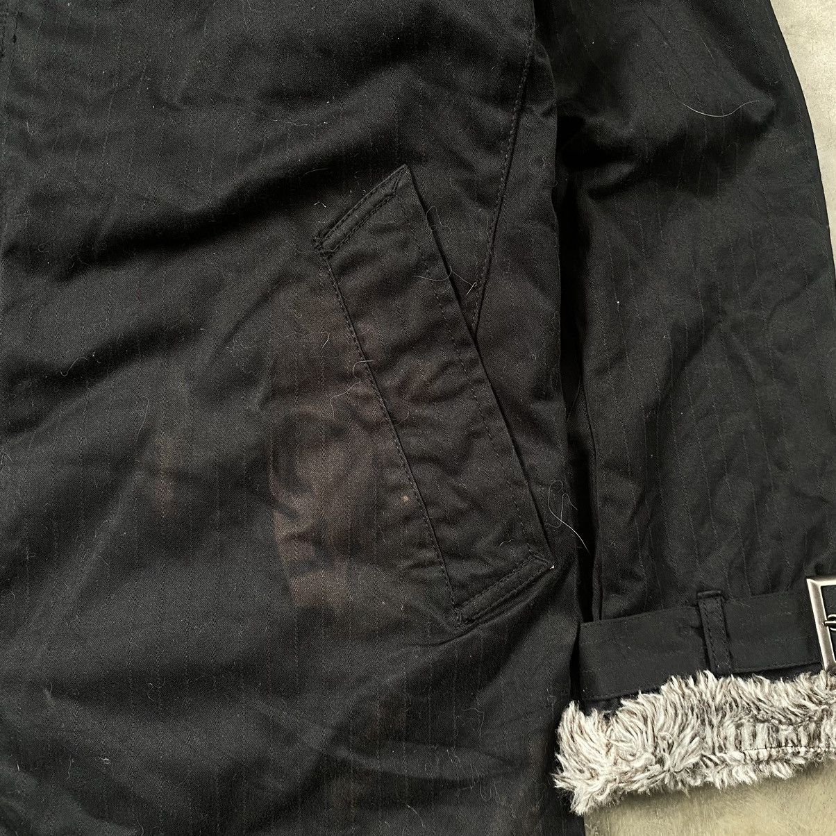 14th Addiction Japanese Spinash Bondage Fur Jacket - Vkei Style Size US M / EU 48-50 / 2 - 4 Thumbnail