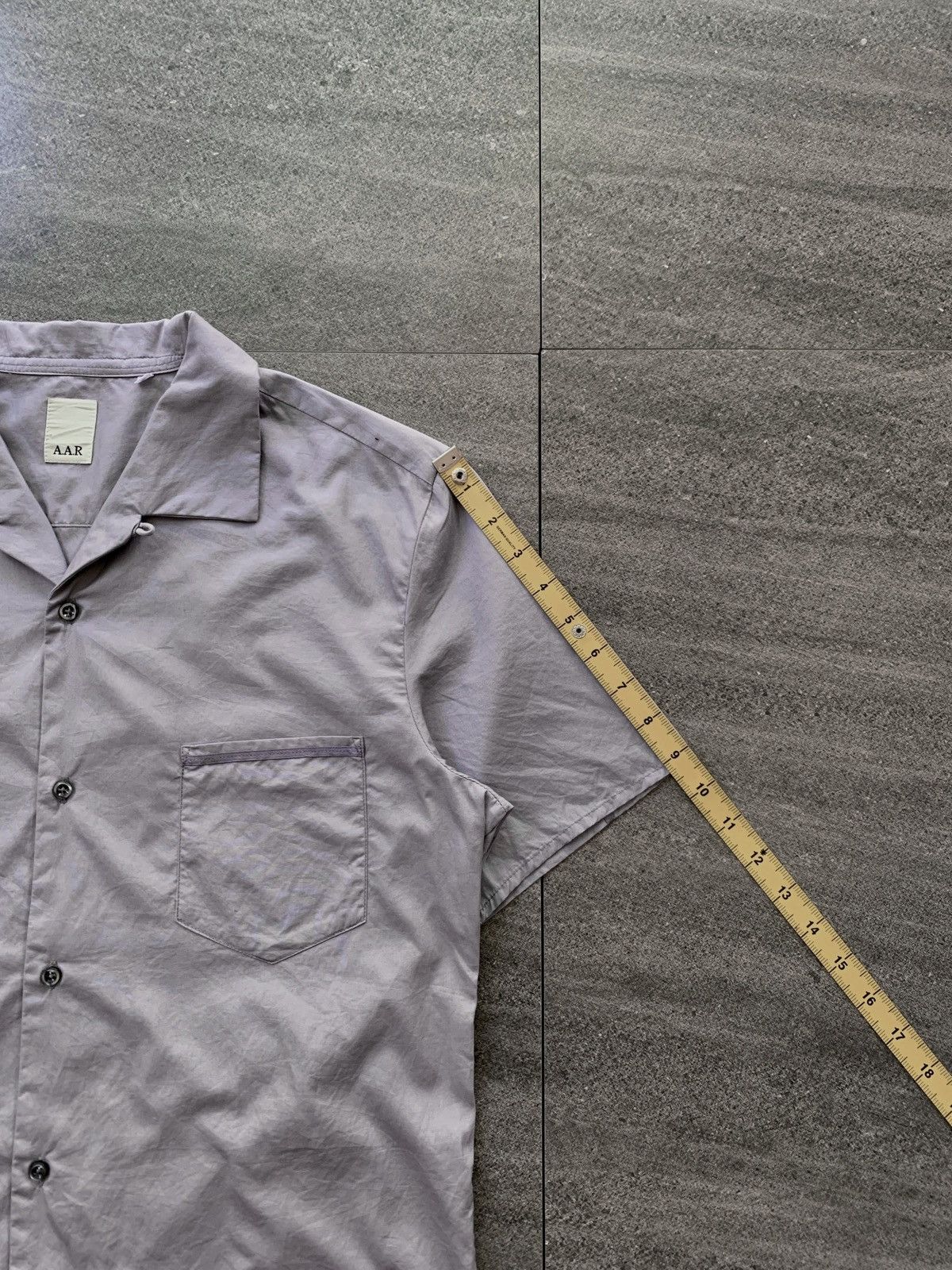 Yohji Yamamoto FREE TAX! AAR Ribbon Paneled Open Collar Shirt Size US M / EU 48-50 / 2 - 14 Thumbnail