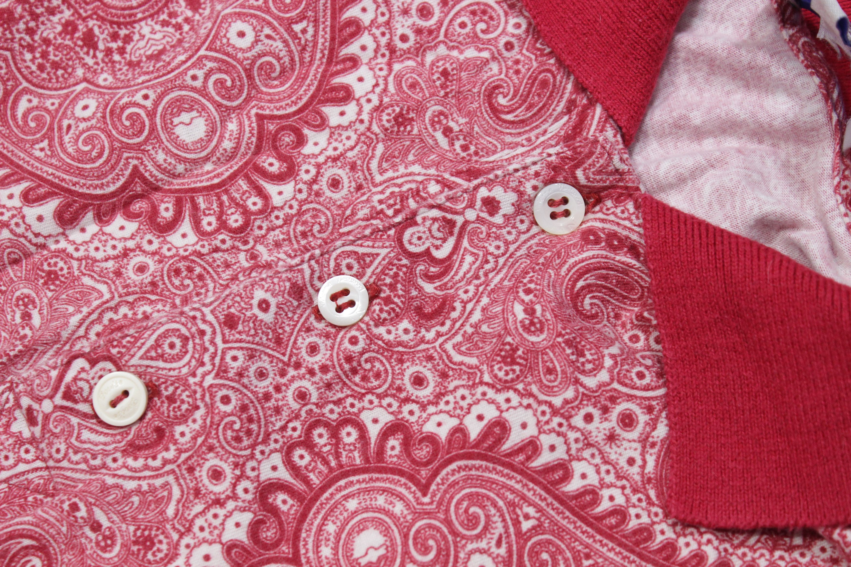Vivienne Westwood Orb Logo Bandana Paisley Polo Vintage Size US L / EU 52-54 / 3 - 8 Thumbnail