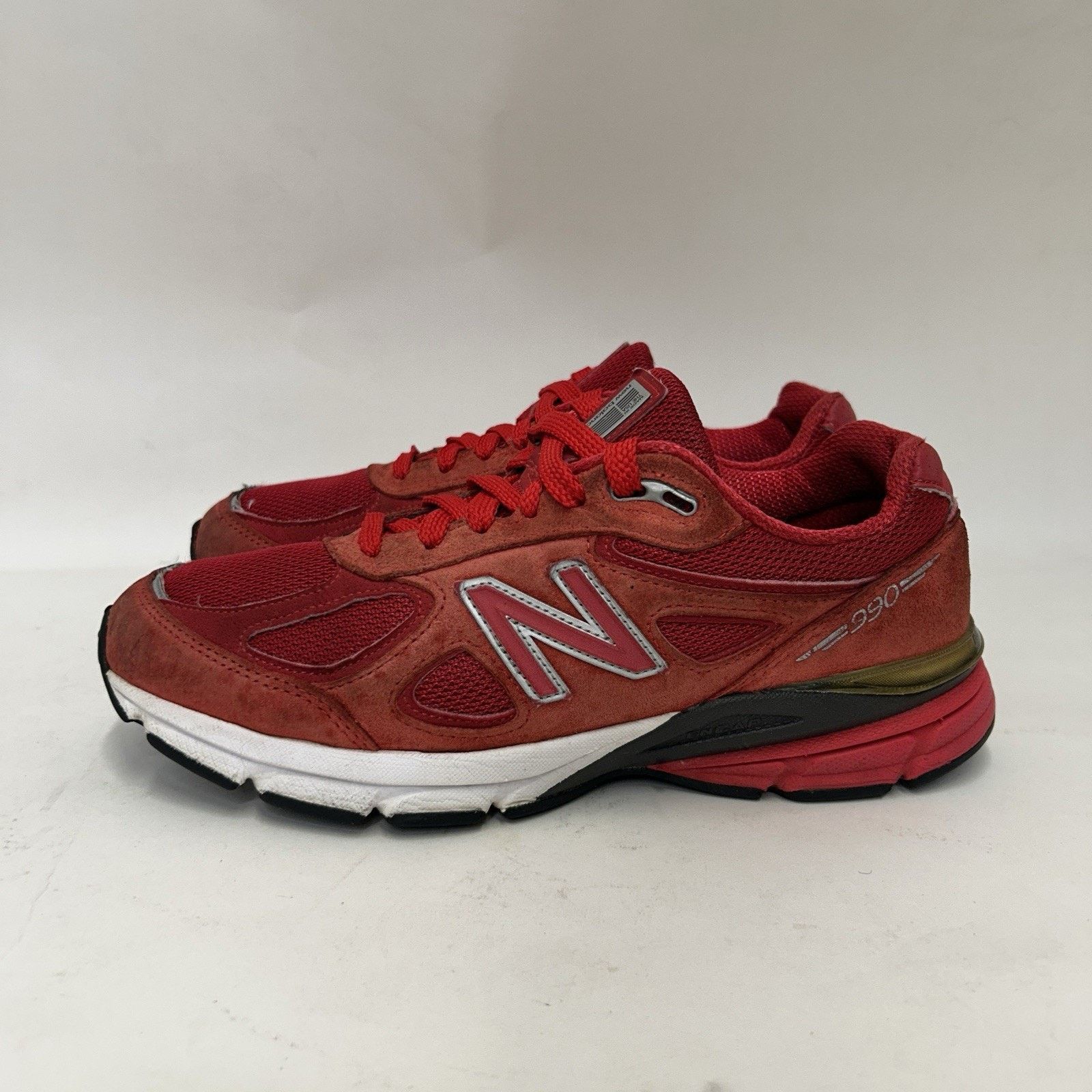 New Balance New Balance 990v4 Made In USA “Team Red” M990RD4 Size US 9.5 / EU 42-43 - 5 Thumbnail