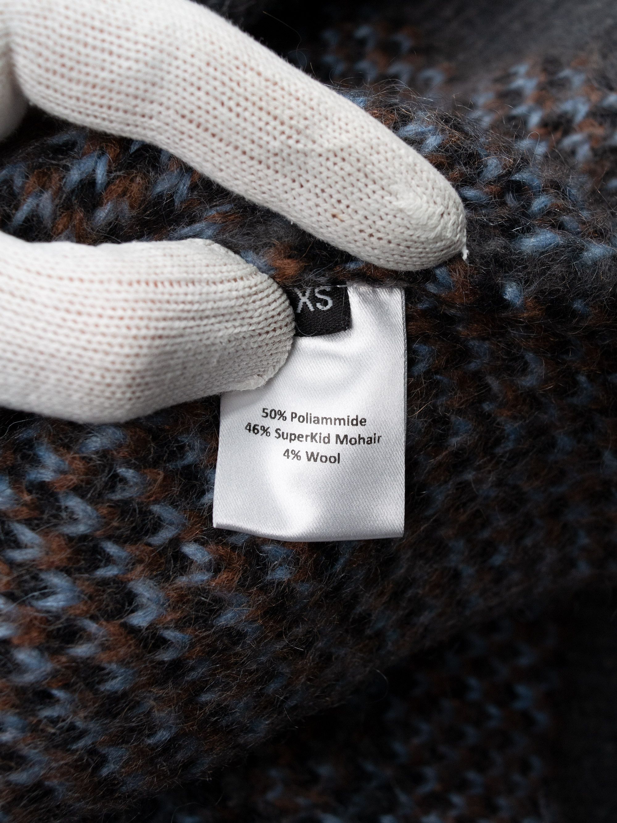 Y/Project Y/Project A/W 2019 sample oversized jacquard mohair sweater Size US XS / EU 42 / 0 - 7 Thumbnail
