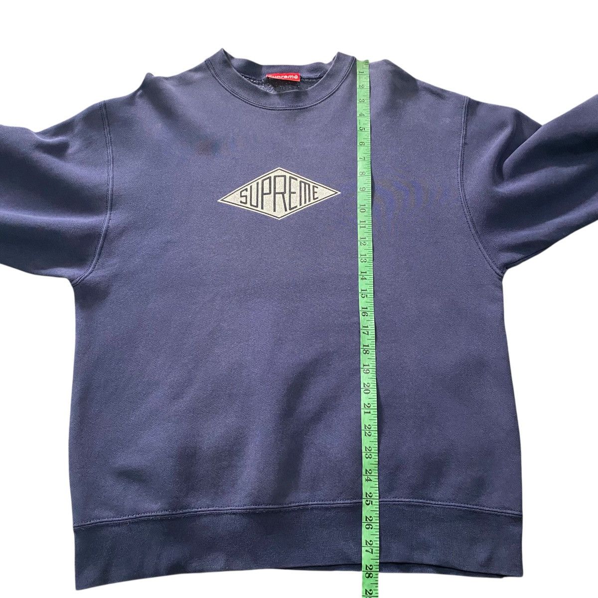 Supreme × Vintage Vintage 90s Supreme Sweatshirt L Size Blue Colour Size US L / EU 52-54 / 3 - 14 Thumbnail