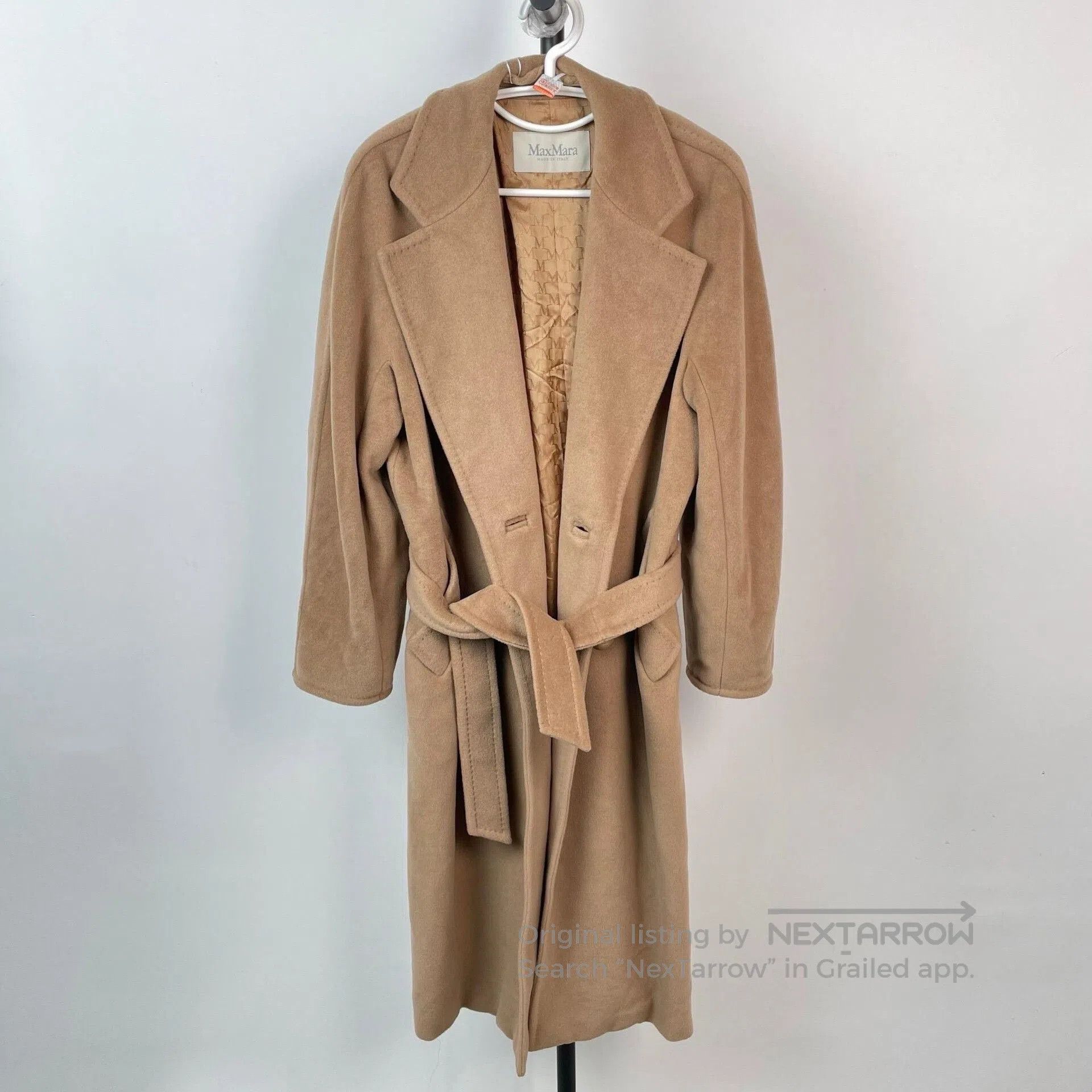 Max Mara MaxMara 101801 Camel Robe Coat. Size XXS / US 00 / IT 34 - 1 Thumbnail