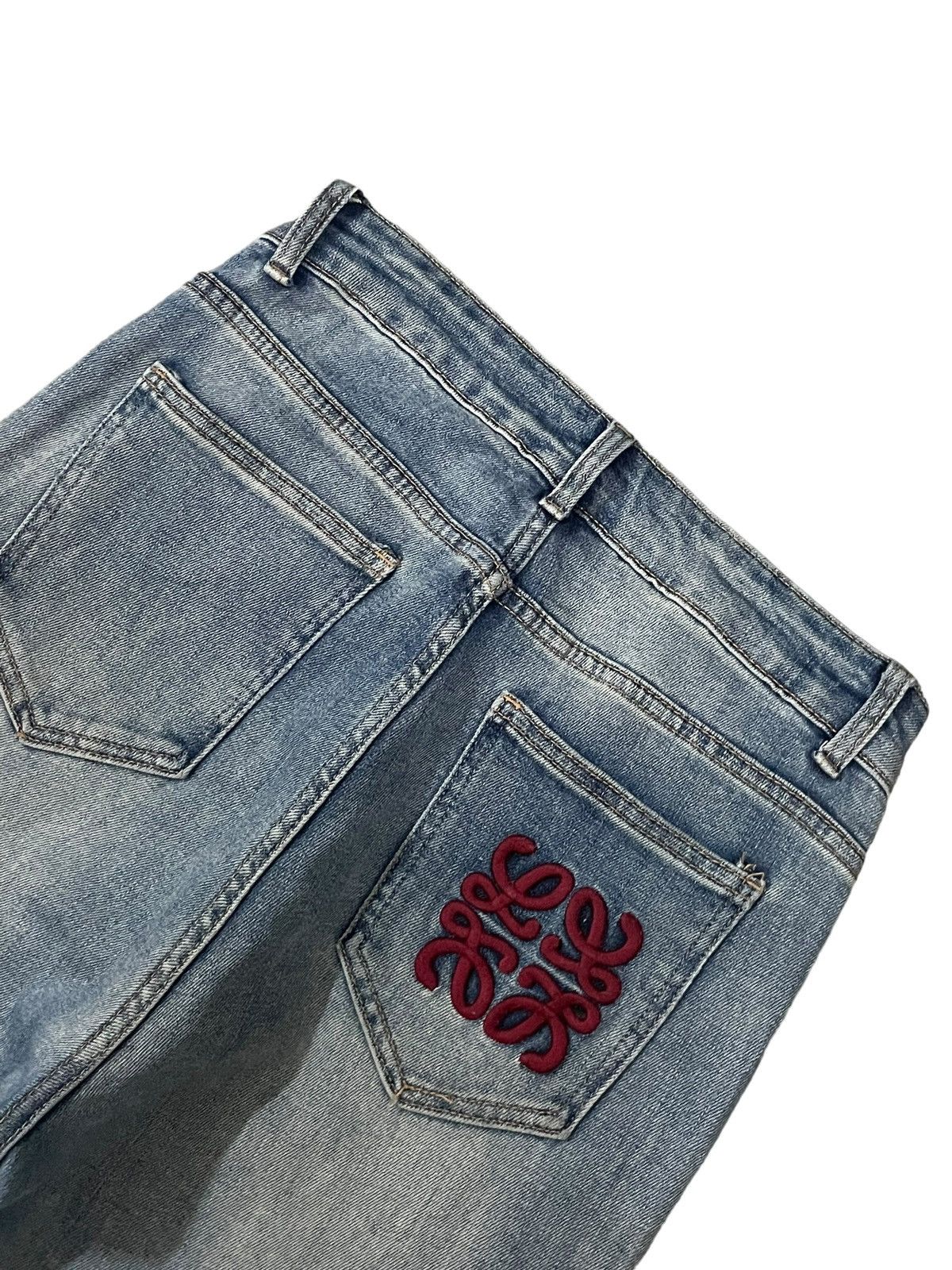 Japanese Brand Vintage Japanese Brand Embroidery Logo Baggy Style Jeans Size US 30 / EU 46 - 7 Thumbnail