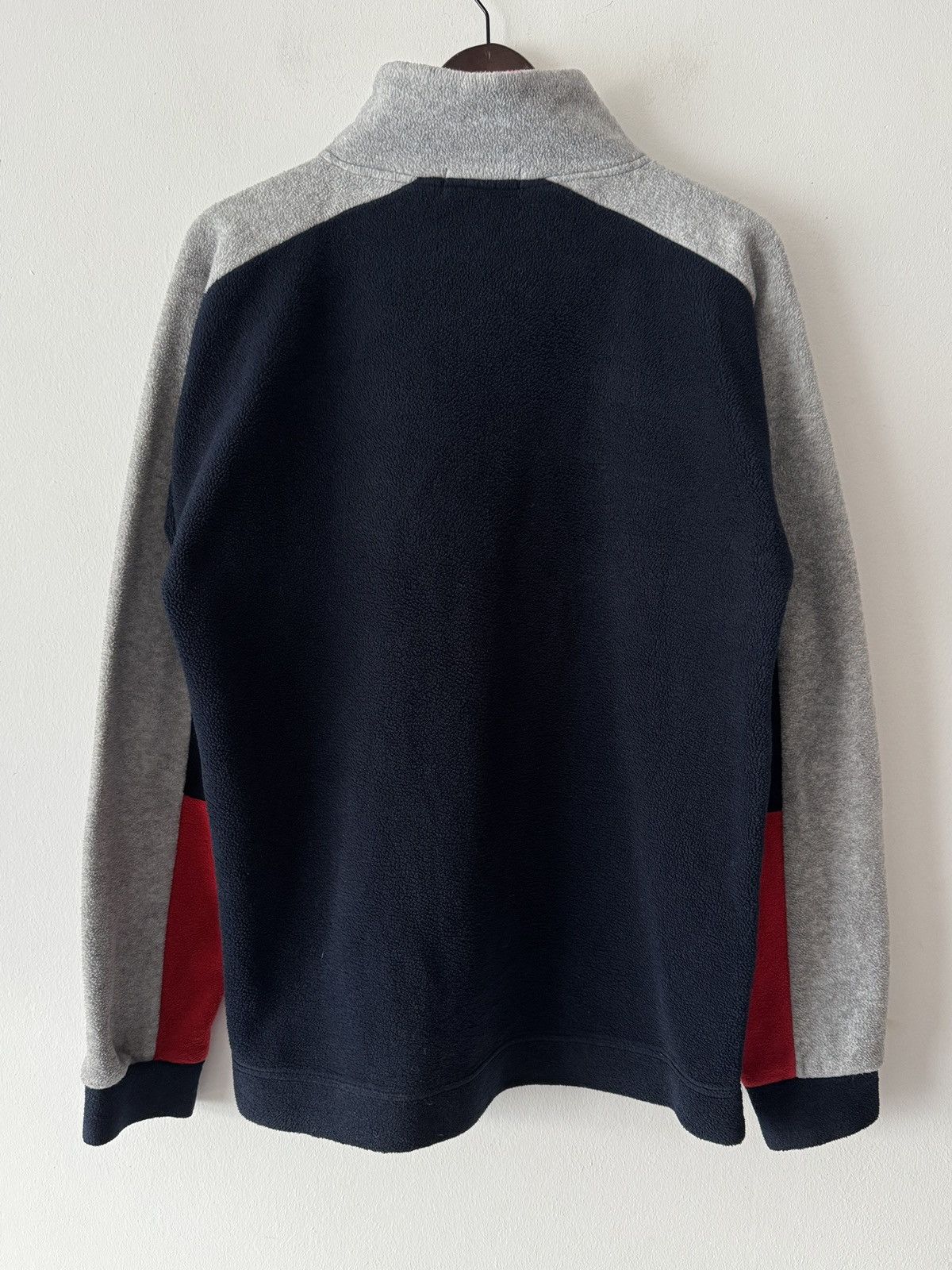 Vintage 🔥🔥 Vintage Yves Saint Laurent Grey Fleece Hoodie Size US M / EU 48-50 / 2 - 2 Thumbnail