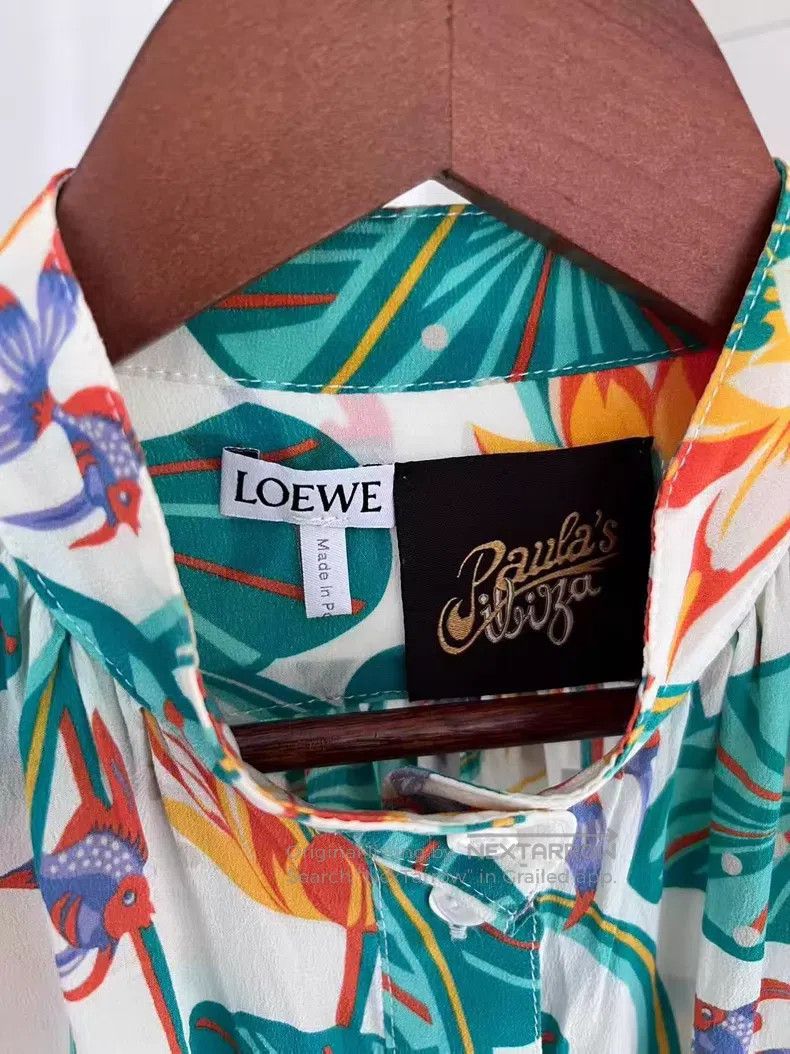 Loewe Loewe Mulberry Silk Dress Size XS / US 0-2 / IT 36-38 - 3 Thumbnail