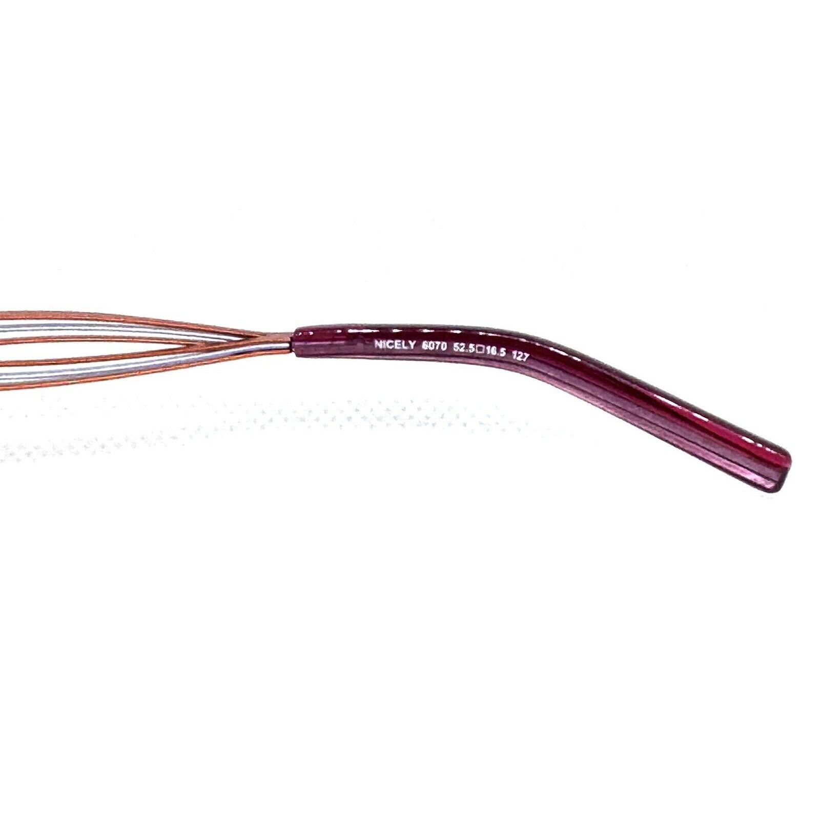 J.F. REY BOZ NICELY 6070 ORANGE BROWN EYEGLASSES FRAMES 52.5 16.5 Size ONE SIZE - 6 Thumbnail