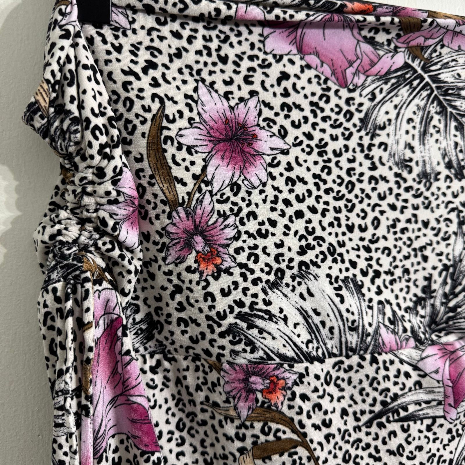 White House Black Market Convertible Maxi Dress Skirt Cheeta