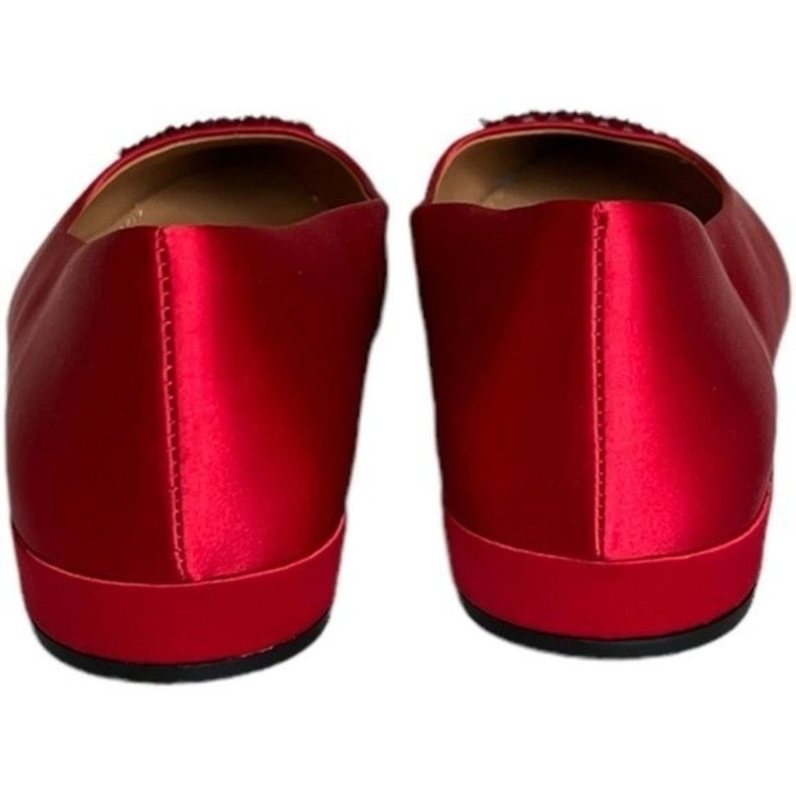 J.Crew J.CREW Pointy-toe Crystal Classic Red Flats w/ Box, US7 Size US 7 / IT 37 - 4 Thumbnail