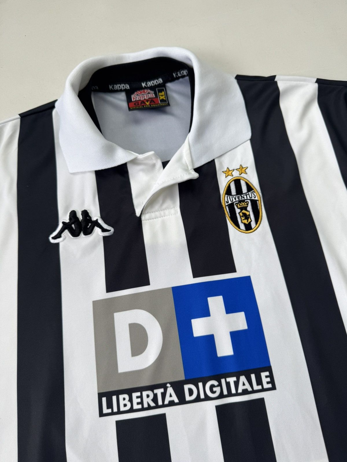 Kappa Juventus 1999 Home Player Issue Jersey Original Del Piero 10 Size US XL / EU 56 / 4 - 10 Thumbnail