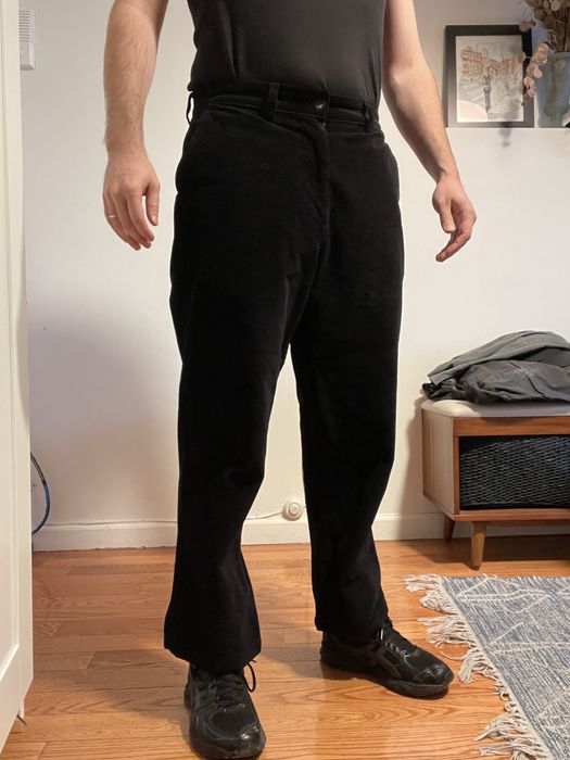 Knickerbocker Canal Pleated Corduroy Cotton Pant -  Coffee