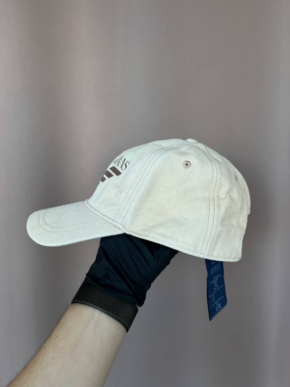 Armani Armani Jeans Cap Logo Hat Beige Luxury One Size Size ONE SIZE - 5 Thumbnail