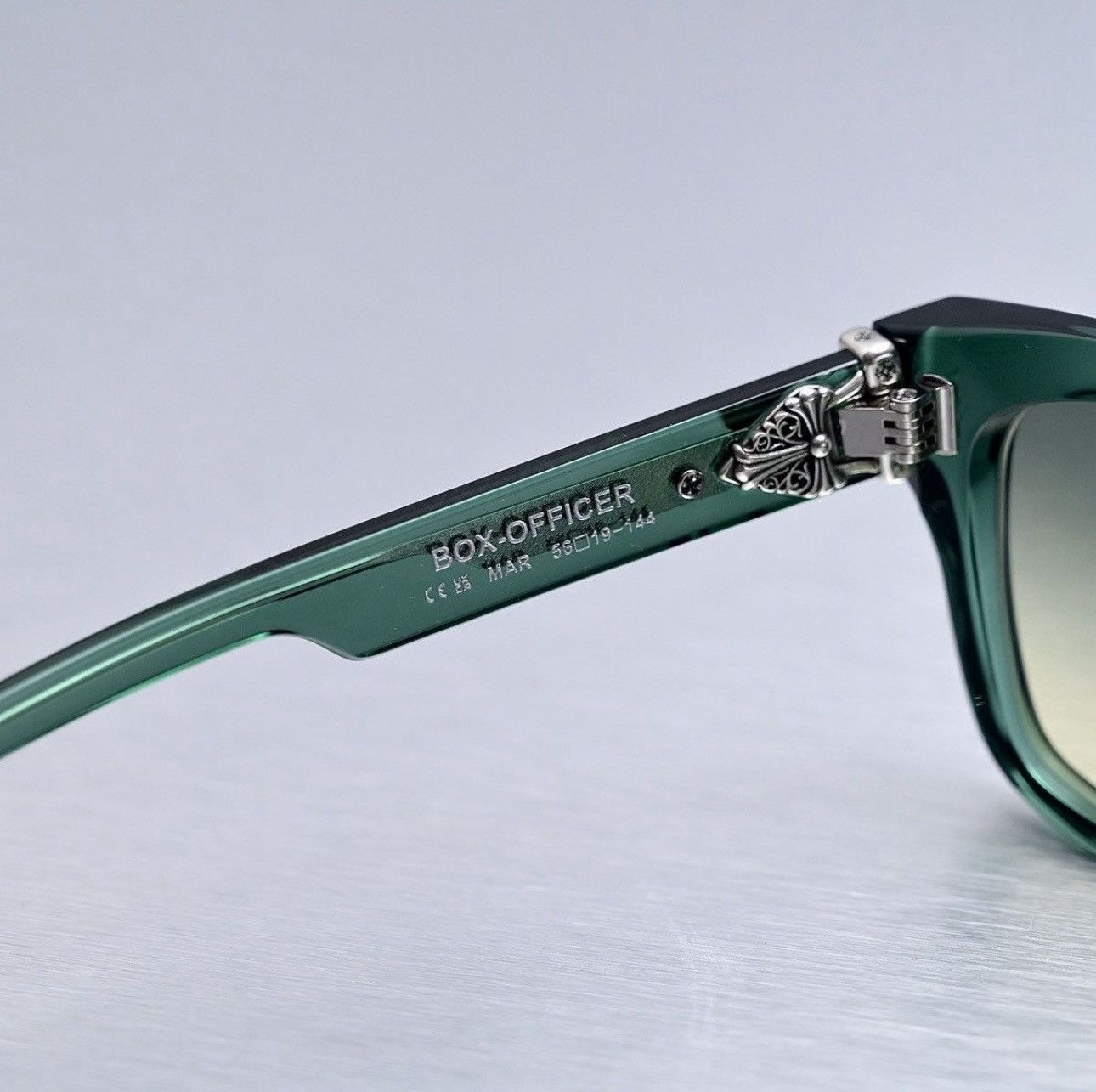 Chrome Hearts CHROME HEARTS BOX OFFICER MARINE SUNGLASSES Size ONE SIZE - 5 Thumbnail