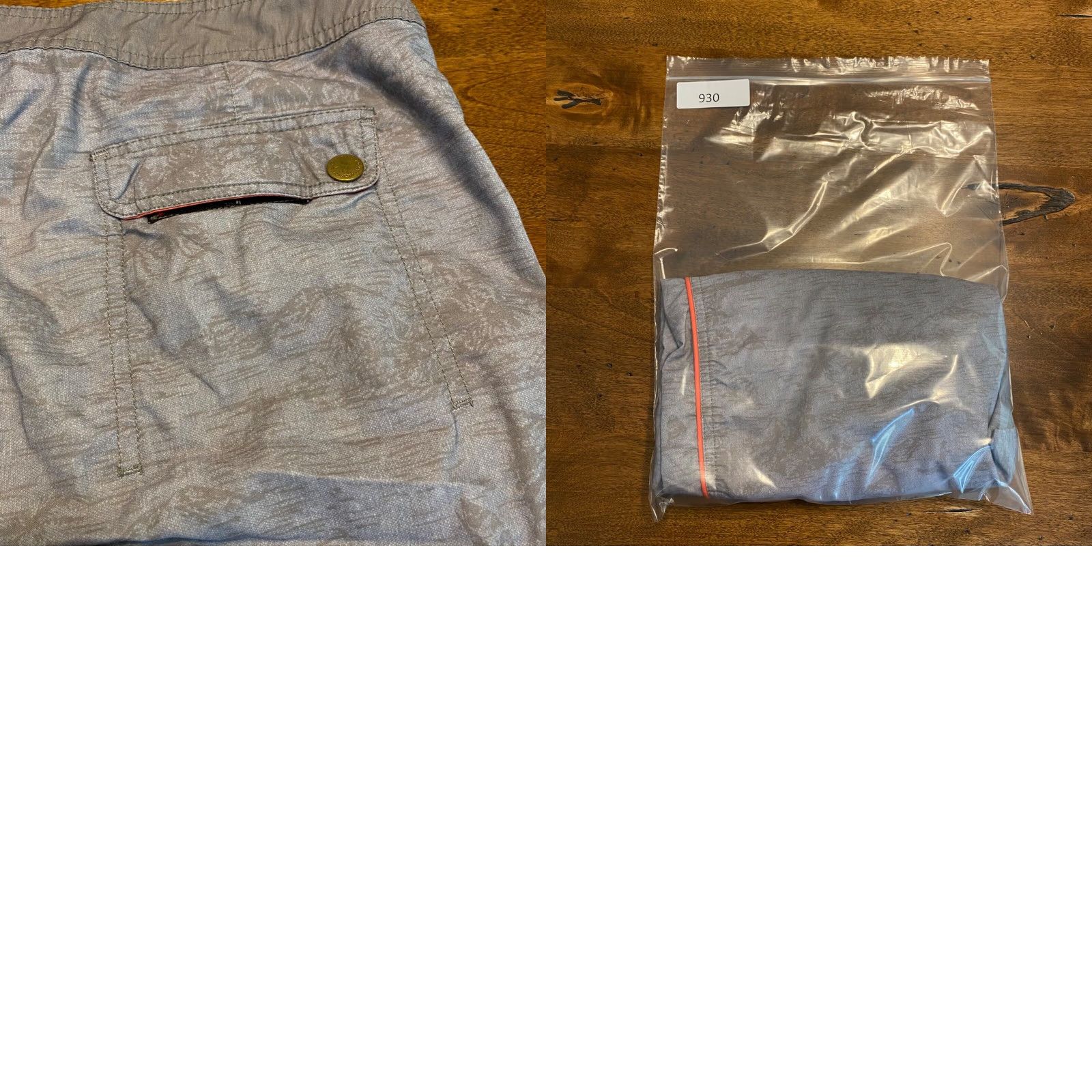 Roark Roark Revival Swim Shorts Mens 36 Gray Blue Floral Drawstring Beach Non Lined Size US 36 / EU 52 - 8 Thumbnail