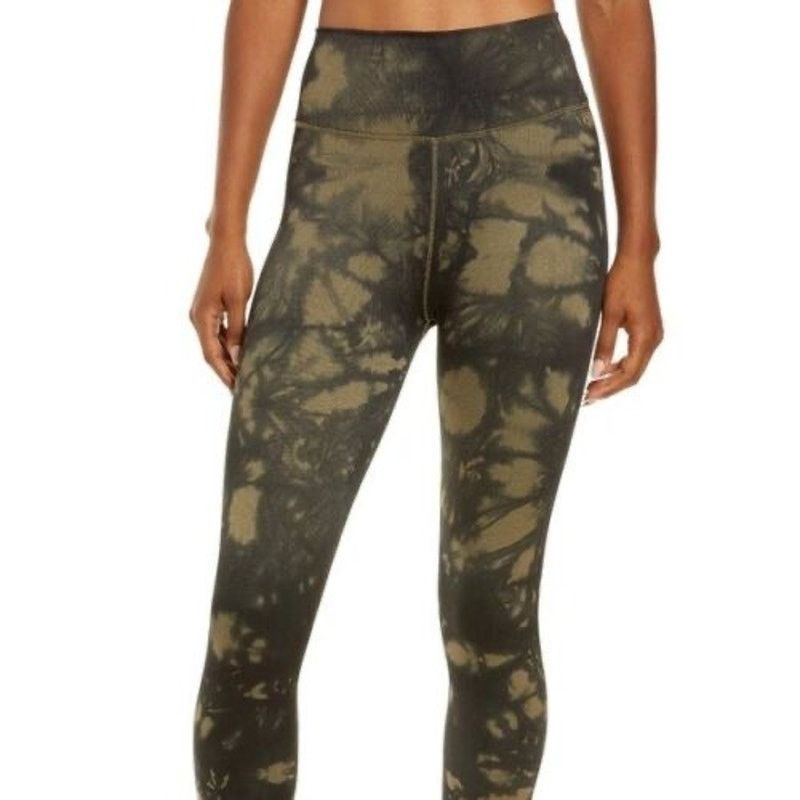 Nordstrom Good American | Agave Tie Dye Good Waist Leggings Size 32" / US 10 / IT 46 - 3 Thumbnail