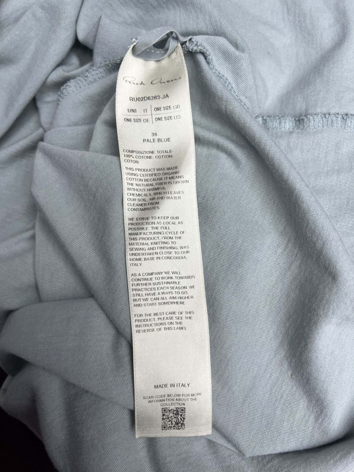 Rick Owens Rick Owens Tee Shirt Size US XL / EU 56 / 4 - 7 Thumbnail