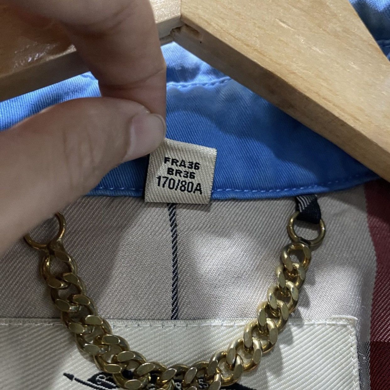 Burberry Archival Burberry Cerulean Blue Double-Breasted Trench Coat Size XS / US 0-2 / IT 36-38 - 21 Thumbnail
