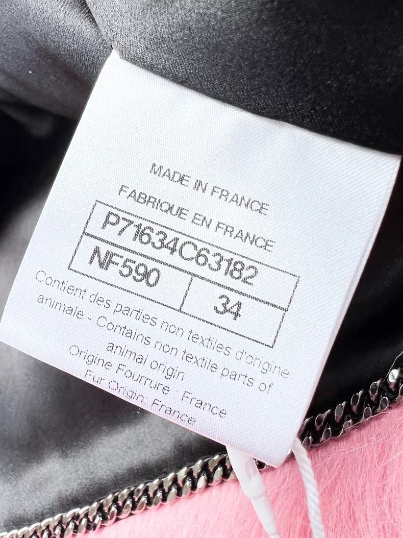 Chanel Chanel Pink four-pocket fur coat Size XXS / US 00 / IT 34 - 6 Thumbnail