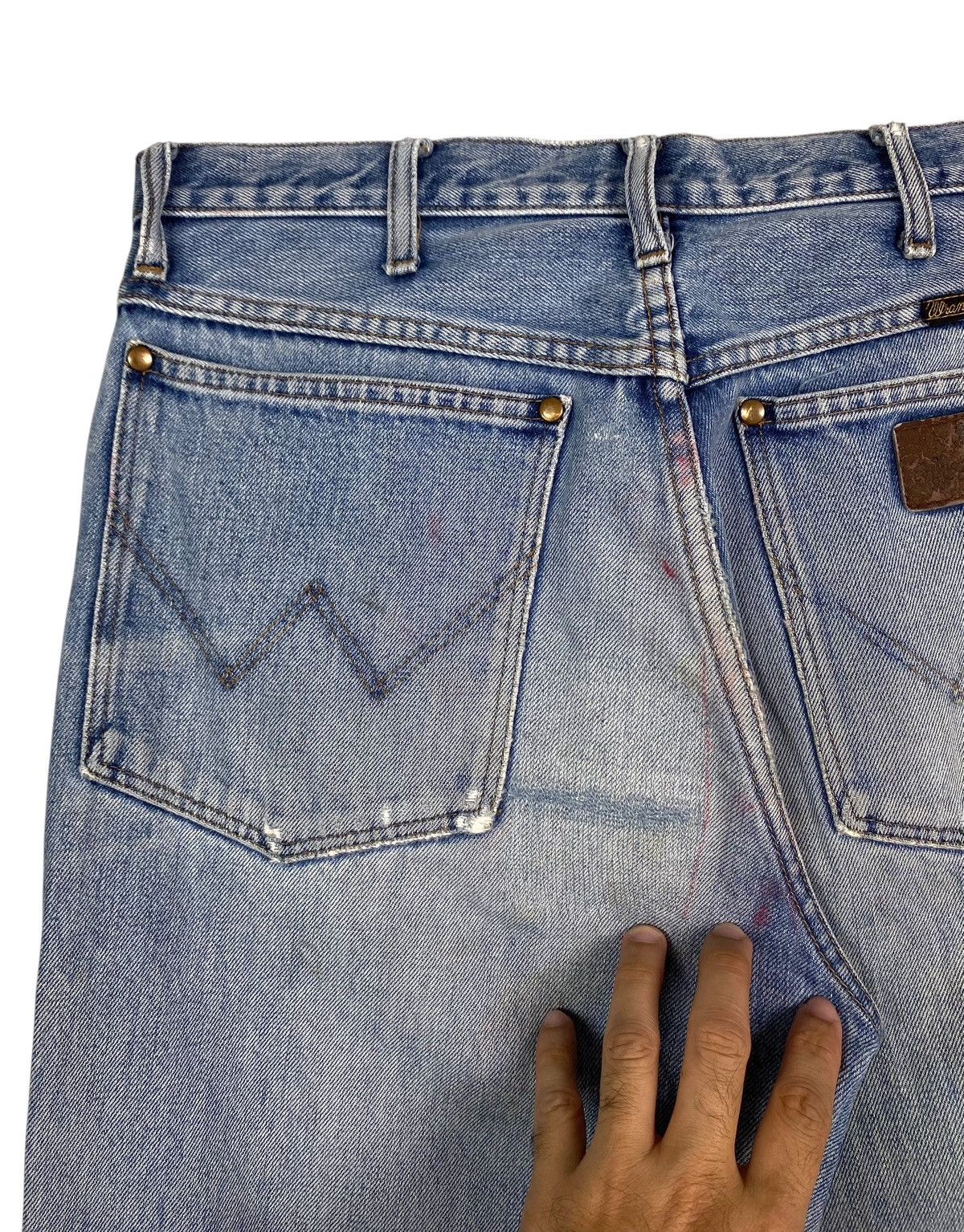 Wrangler Rare‼️ Vintage Wrangler Distressed Jeans Size US 32 / EU 48 - 10 Thumbnail