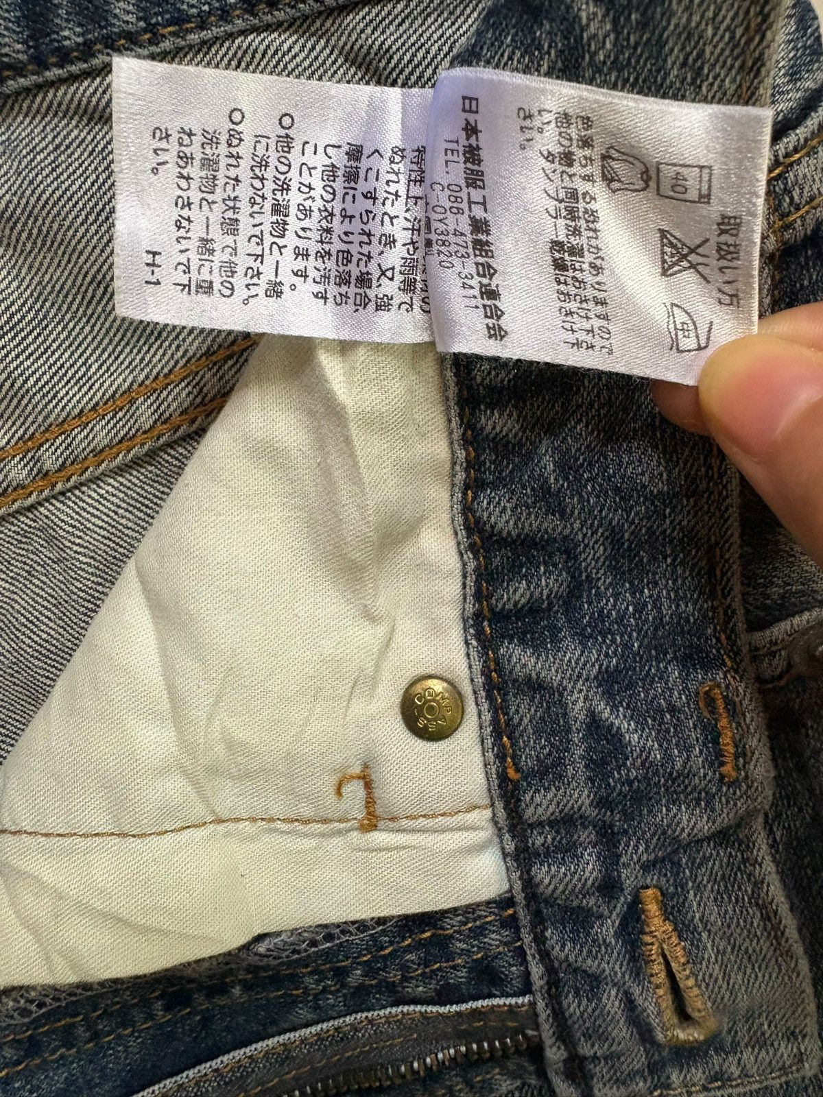 Japanese Brand Vintage Japanese Brand Mud Wash Distressed Baggy Jeans Size US 32 / EU 48 - 11 Thumbnail