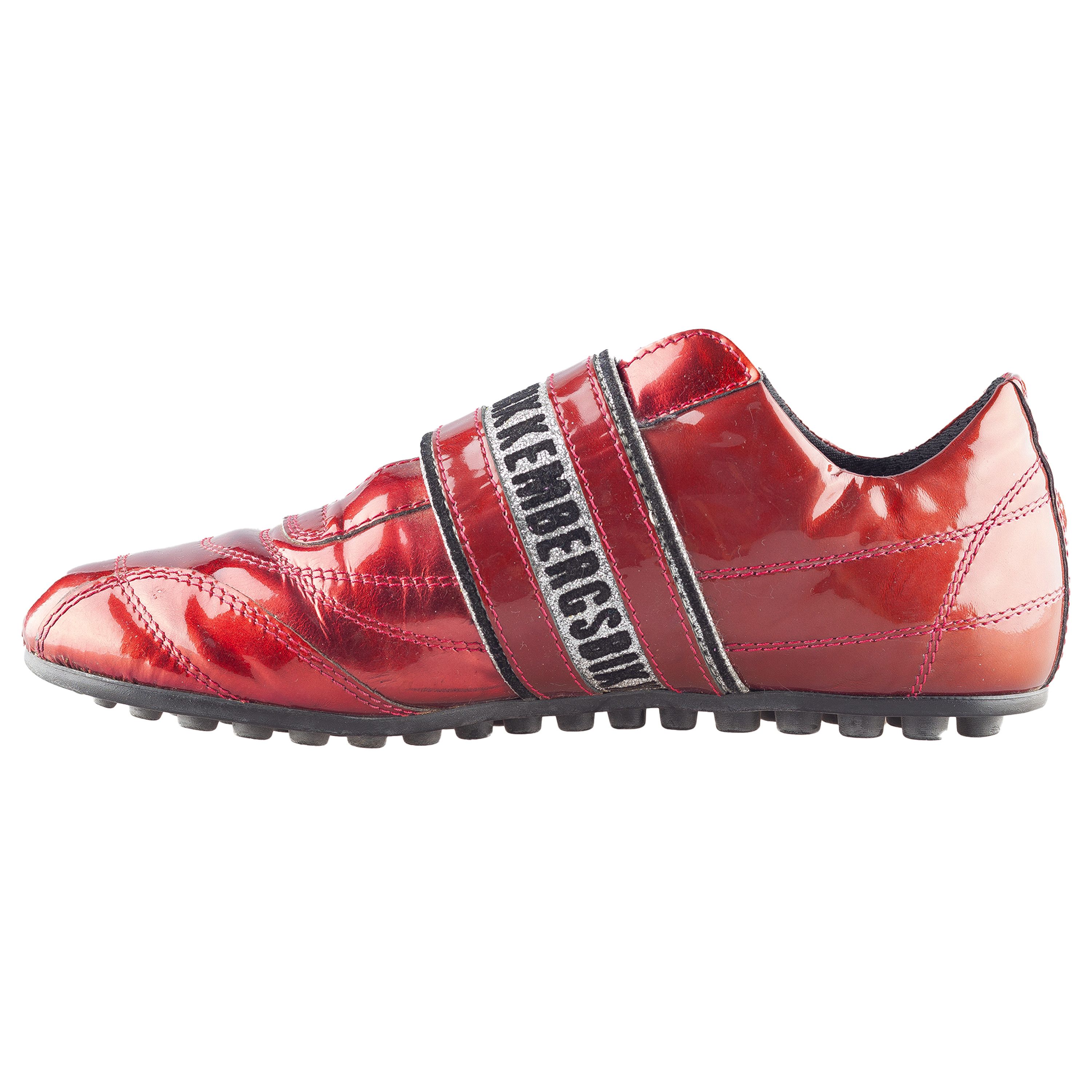 Dirk Bikkembergs Dirk Bikkembergs Vintage Red Patent Leather Sneakers (36 EU) Size US 5 / IT 35 - 3 Thumbnail
