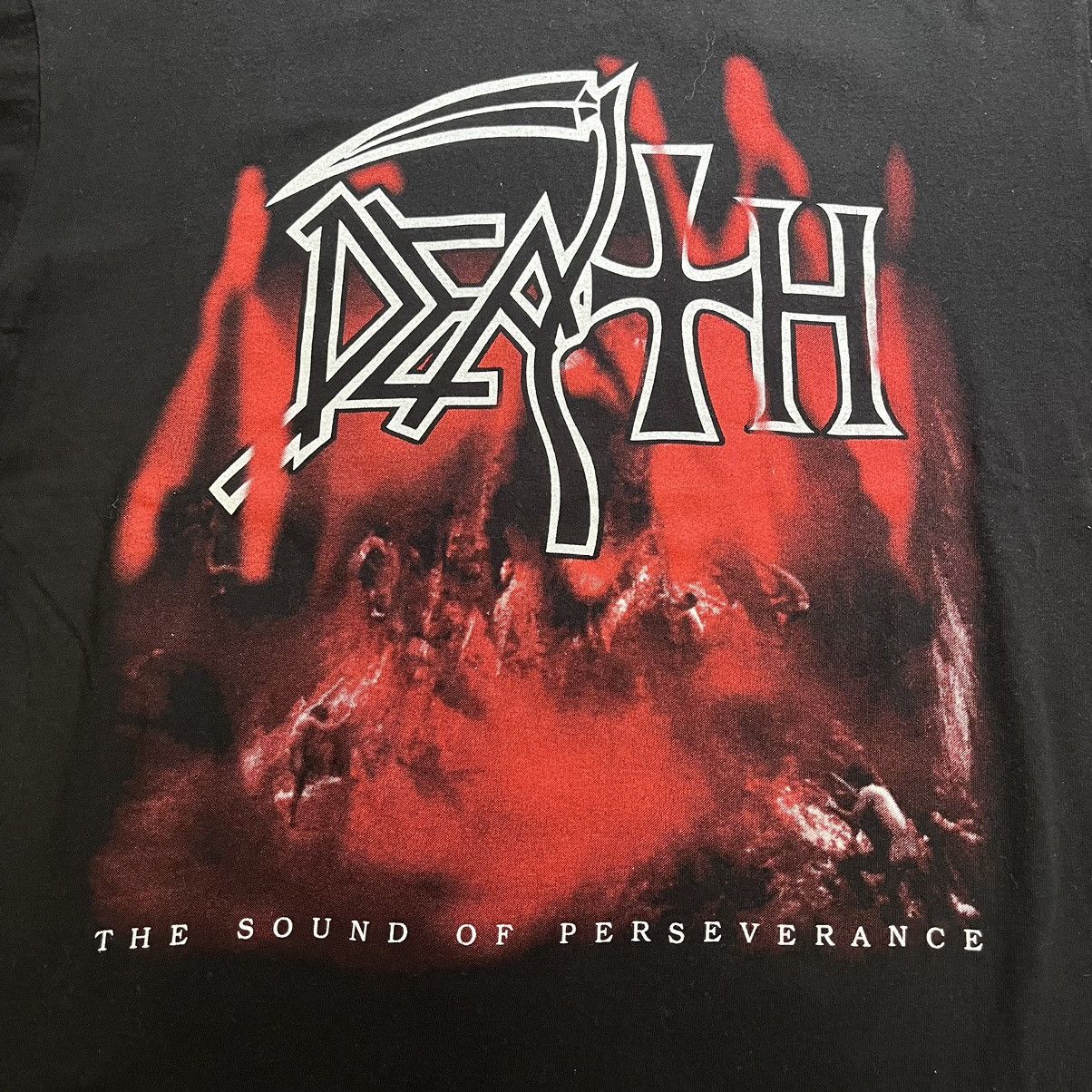 Band Tees × Vintage Vintage Death Sound of Perseverance Album Cover Band Shirt Size US L / EU 52-54 / 3 - 2 Thumbnail