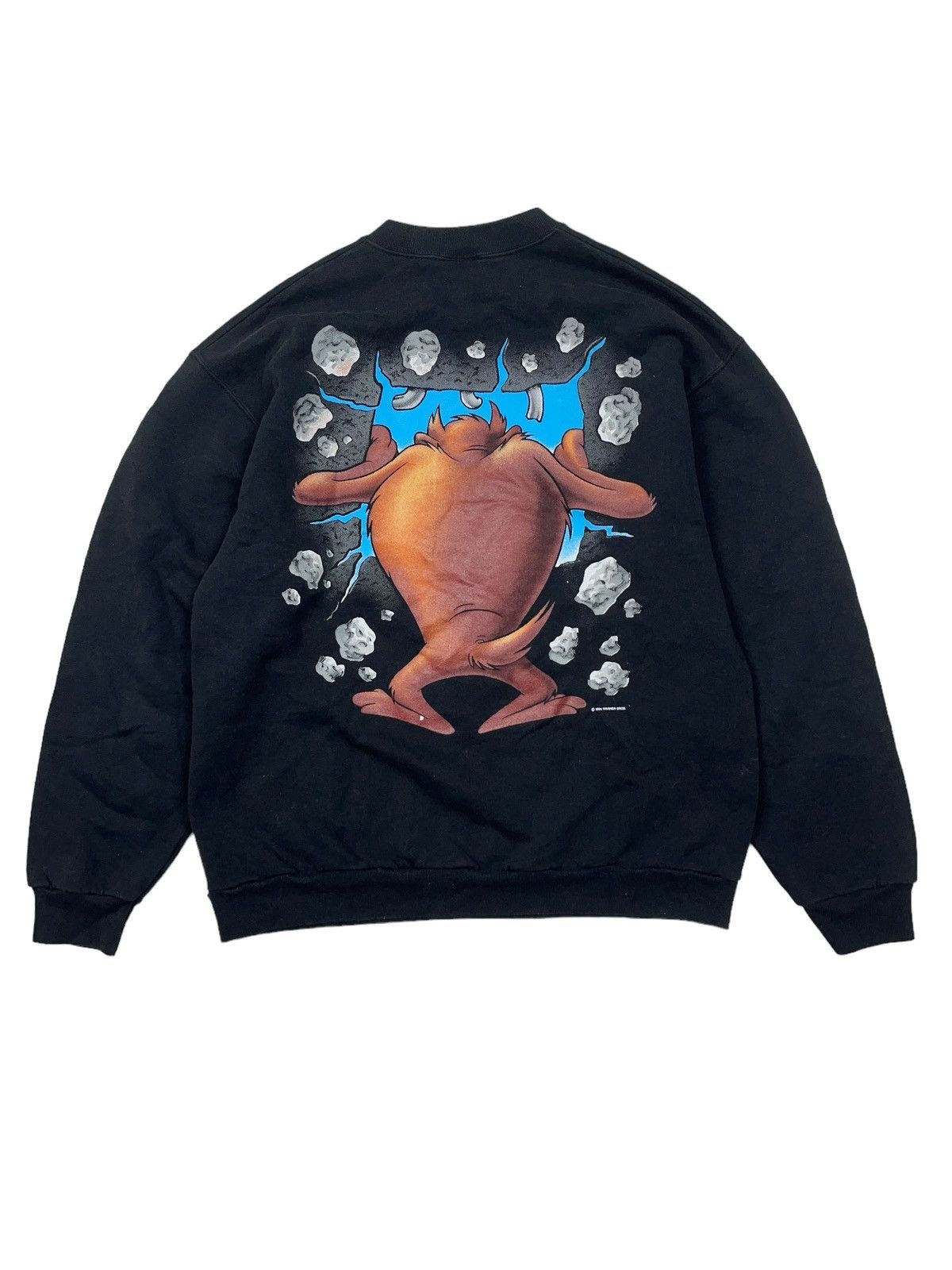 Cartoon Network × Vintage × Warner Bros Vintage 1994 Taz “Beware Wild Animal” Sweatshirt Size US L / EU 52-54 / 3 - 2 Thumbnail