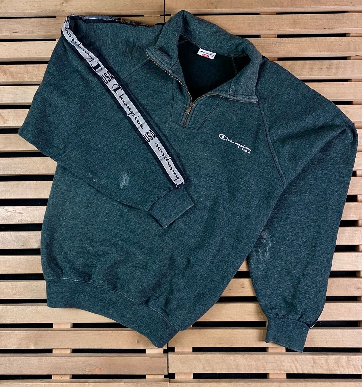 Champion × Vintage Mens Sweatshirt Pullover Champion USA Vintage Size XL Size US XL / EU 56 / 4 - 1 Thumbnail