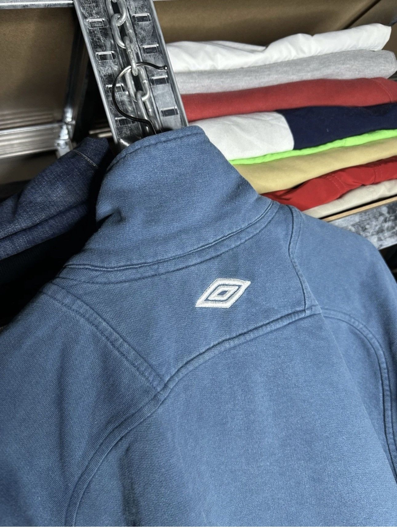Umbro Umbro Original Training 1/4 Zip Vintage Faded Sweatshirt M Size US M / EU 48-50 / 2 - 15 Thumbnail