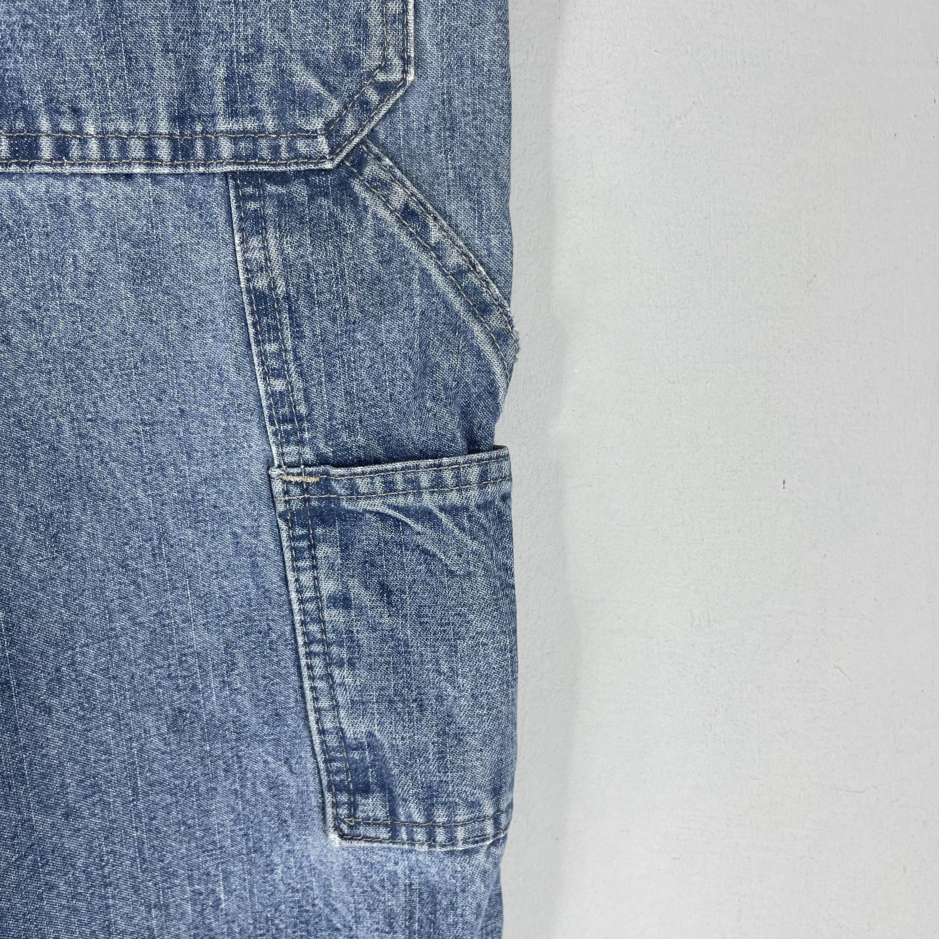 Vintage × Wrangler W43 Vintage Distressed Wrangler Carpenter Short Jeans Size US 43 - 11 Thumbnail