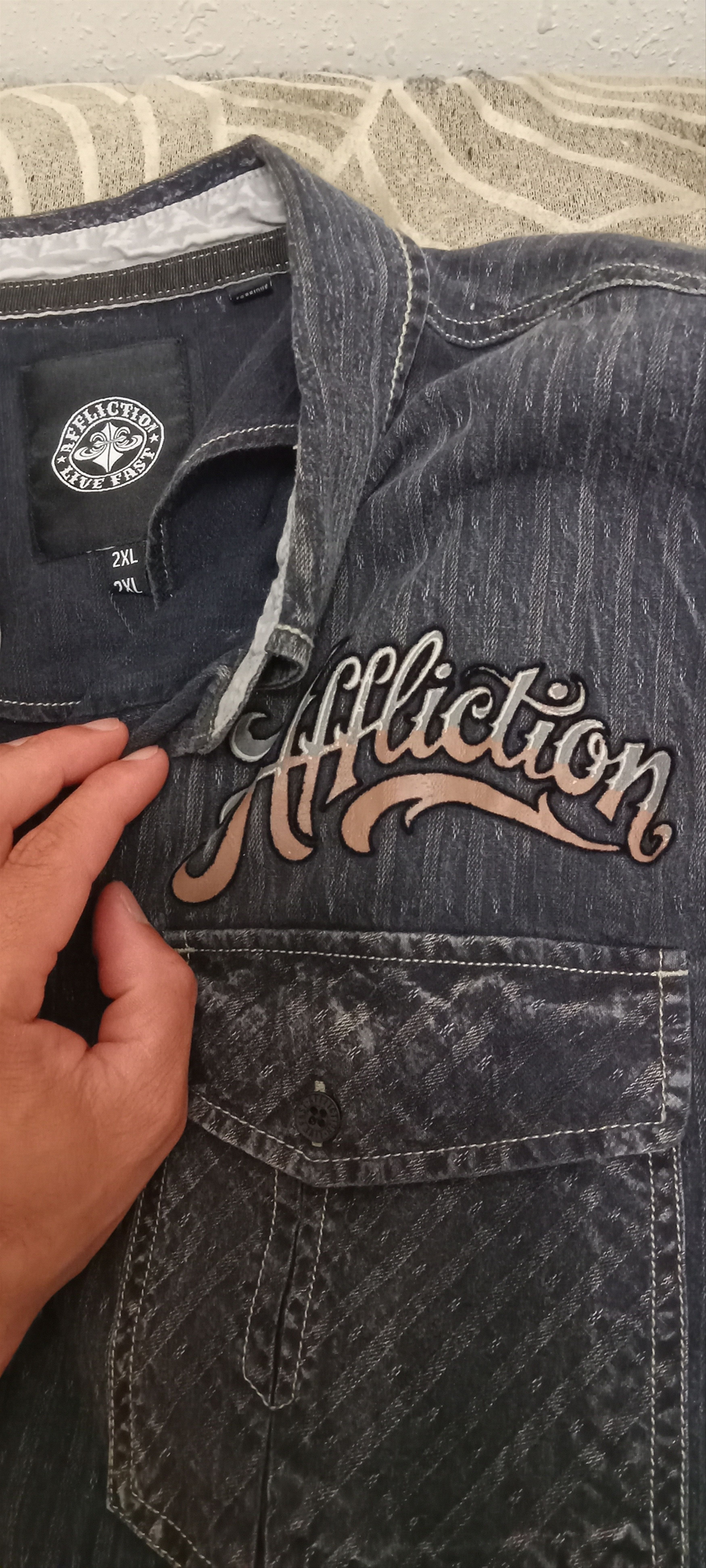 Affliction Affliction button up shirt Size US XXL / EU 58 / 5 - 2 Thumbnail