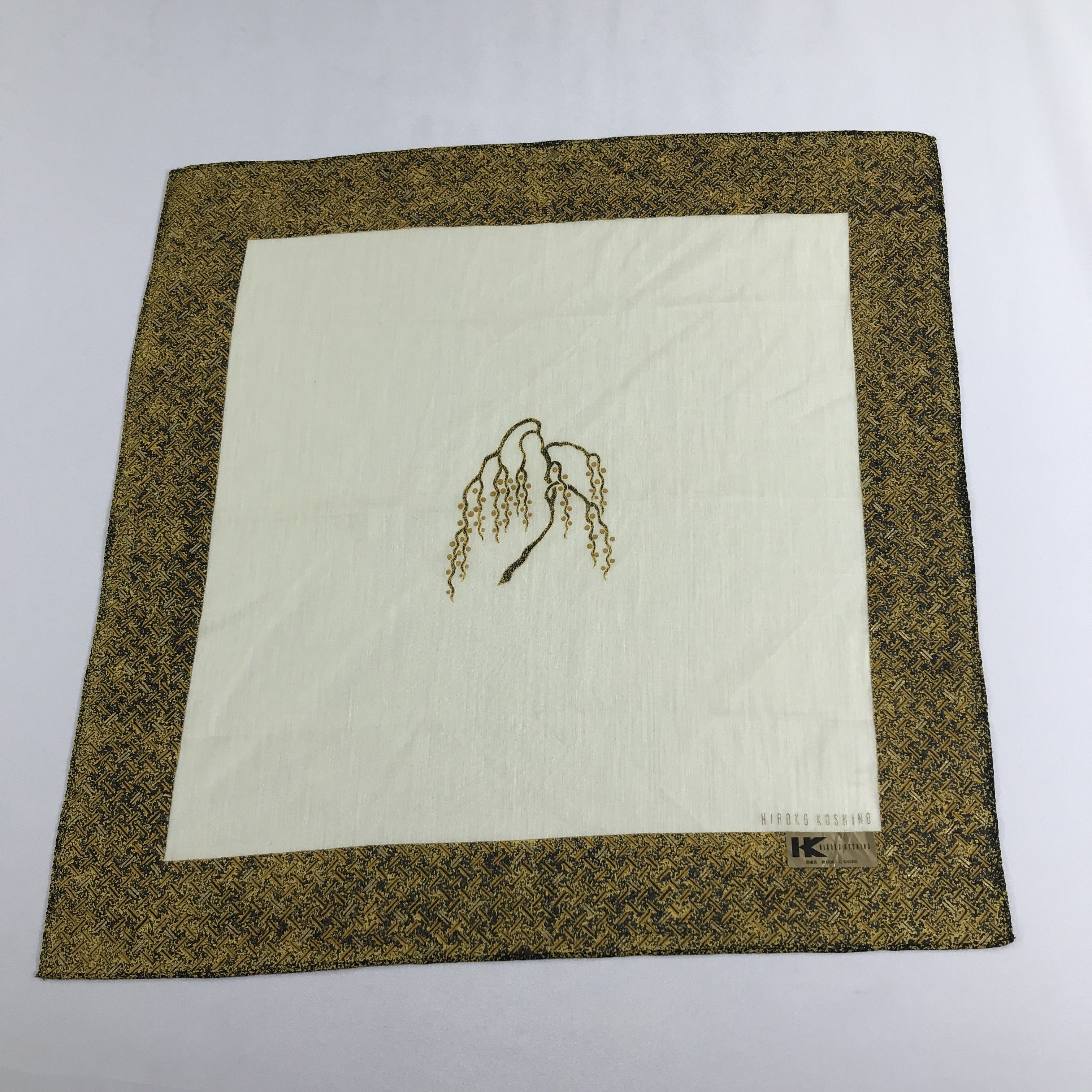 Hiroko Koshino Homme Hiroko Koshino Handkerchief Neckerchief Bandana H1171 Size ONE SIZE - 2 Thumbnail