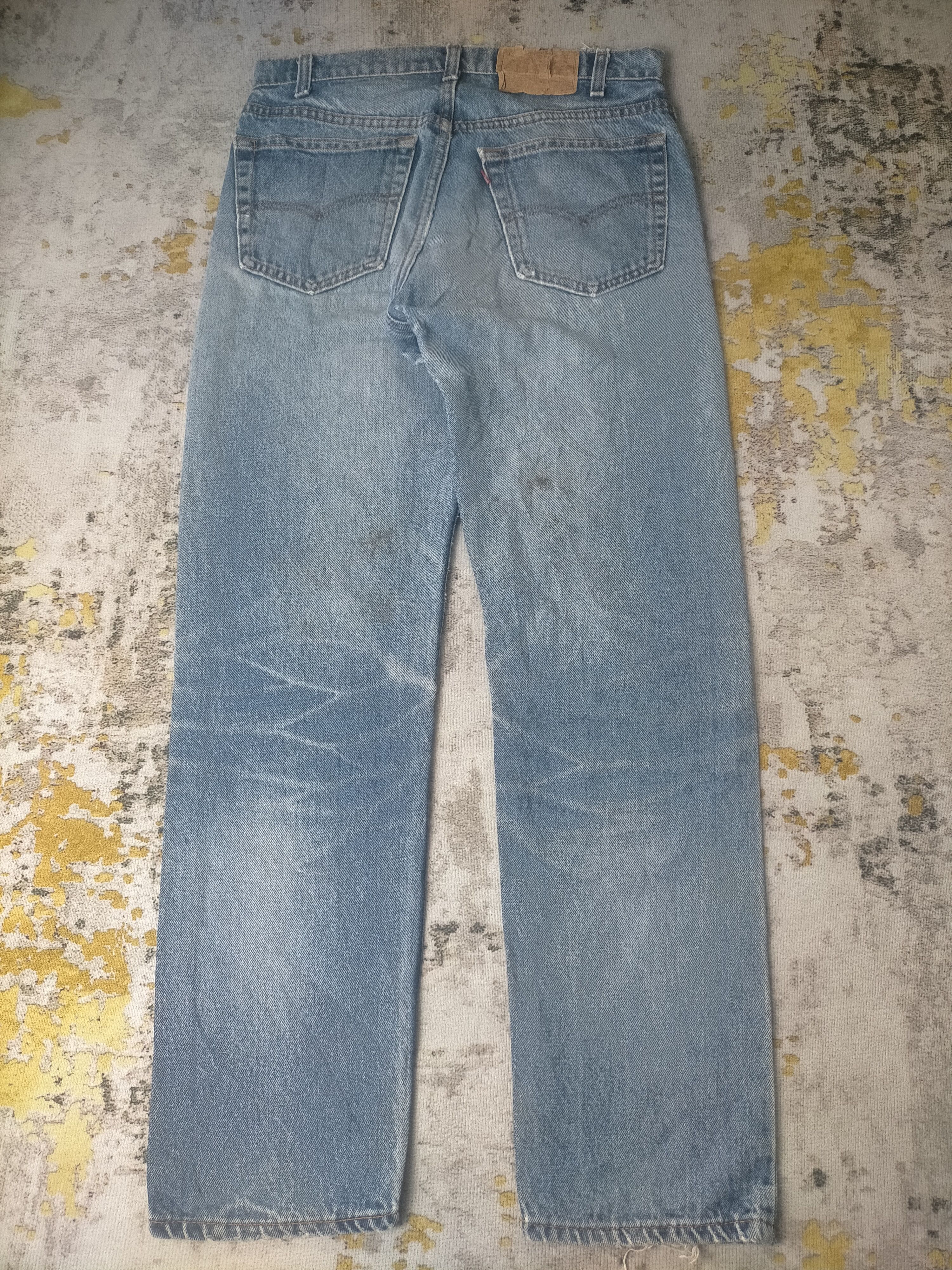 Levi's Vintage Clothing 🔥 Vintage 80s Levis 505 Stone Wash Jeans Size US 32 / EU 48 - 4 Thumbnail