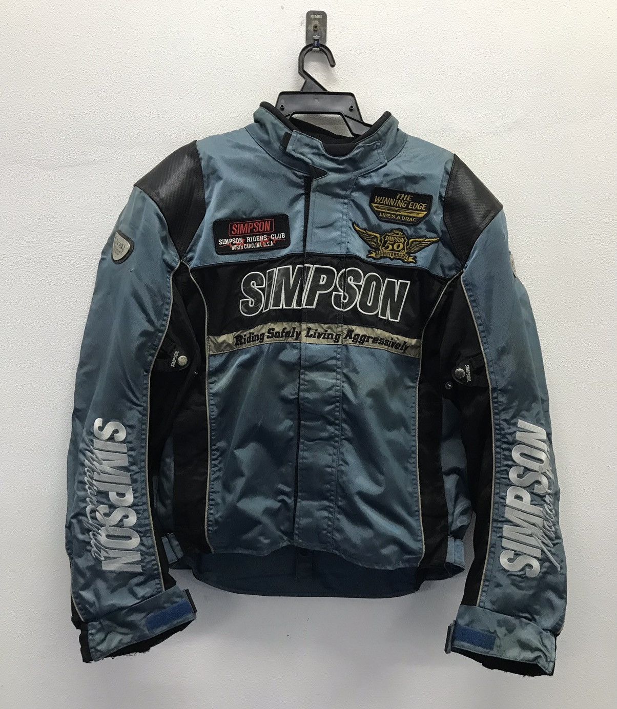 Japanese Brand Vintage Simpson Riders Club North Carolina Usa Jacket Size US L / EU 52-54 / 3 - 1 Thumbnail