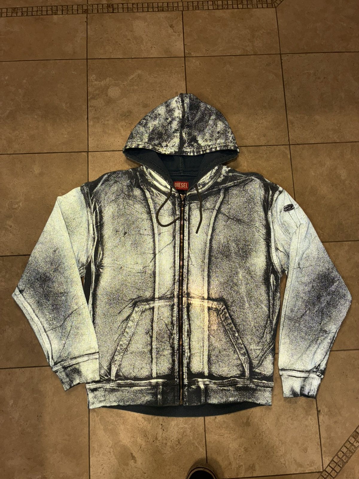Diesel Chrome Hearts diesel Reflective Zip Up Size US L / EU 52-54 / 3 - 1 Thumbnail