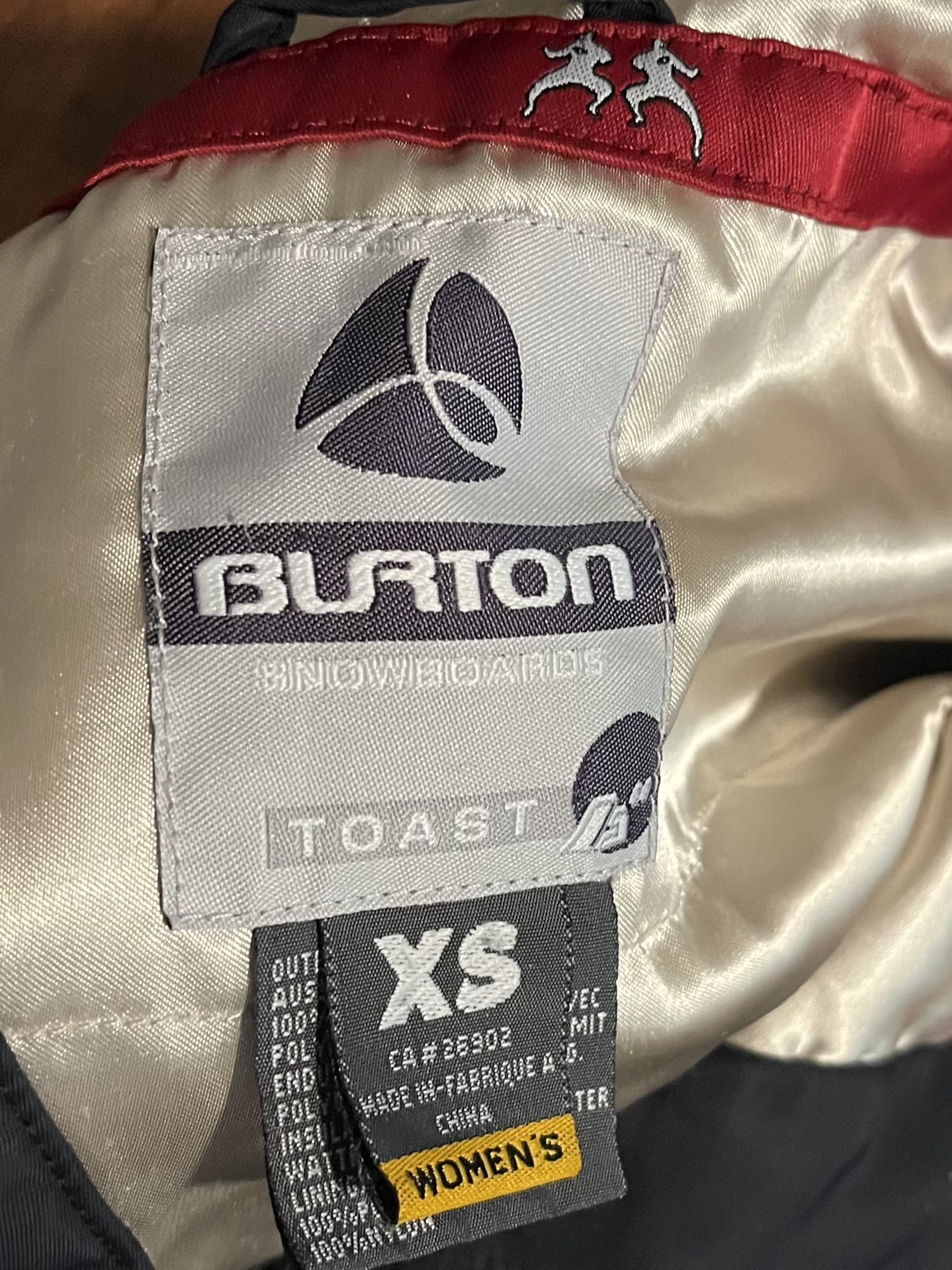 Burton Burton Snowboards Vintage Jacket Hooded Ski Winter Coat Size XS / US 0-2 / IT 36-38 - 3 Thumbnail