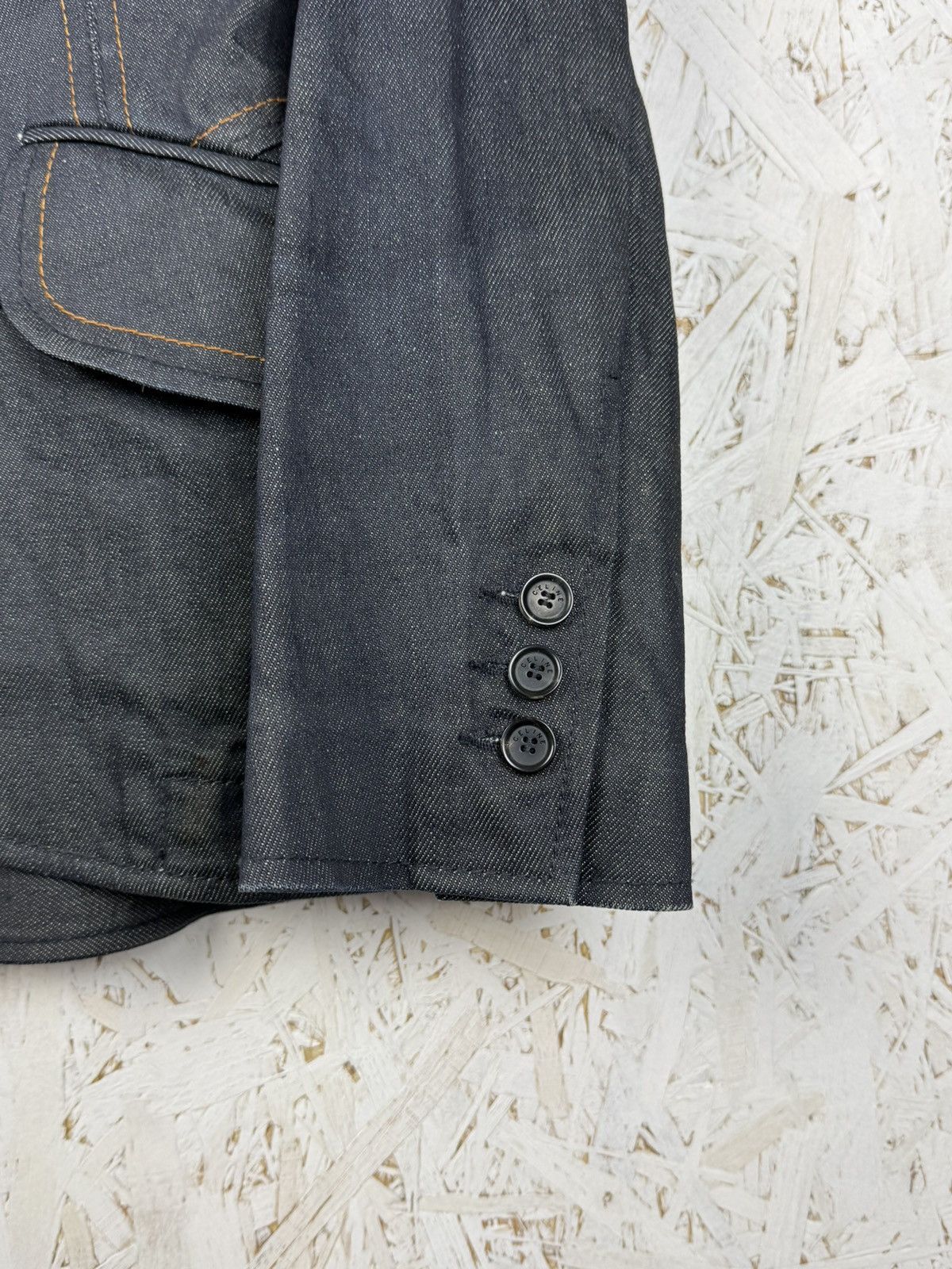 Celine Celine Denim Cotton Tailored Blazer Size 36 Size XS / US 0-2 / IT 36-38 - 2 Thumbnail