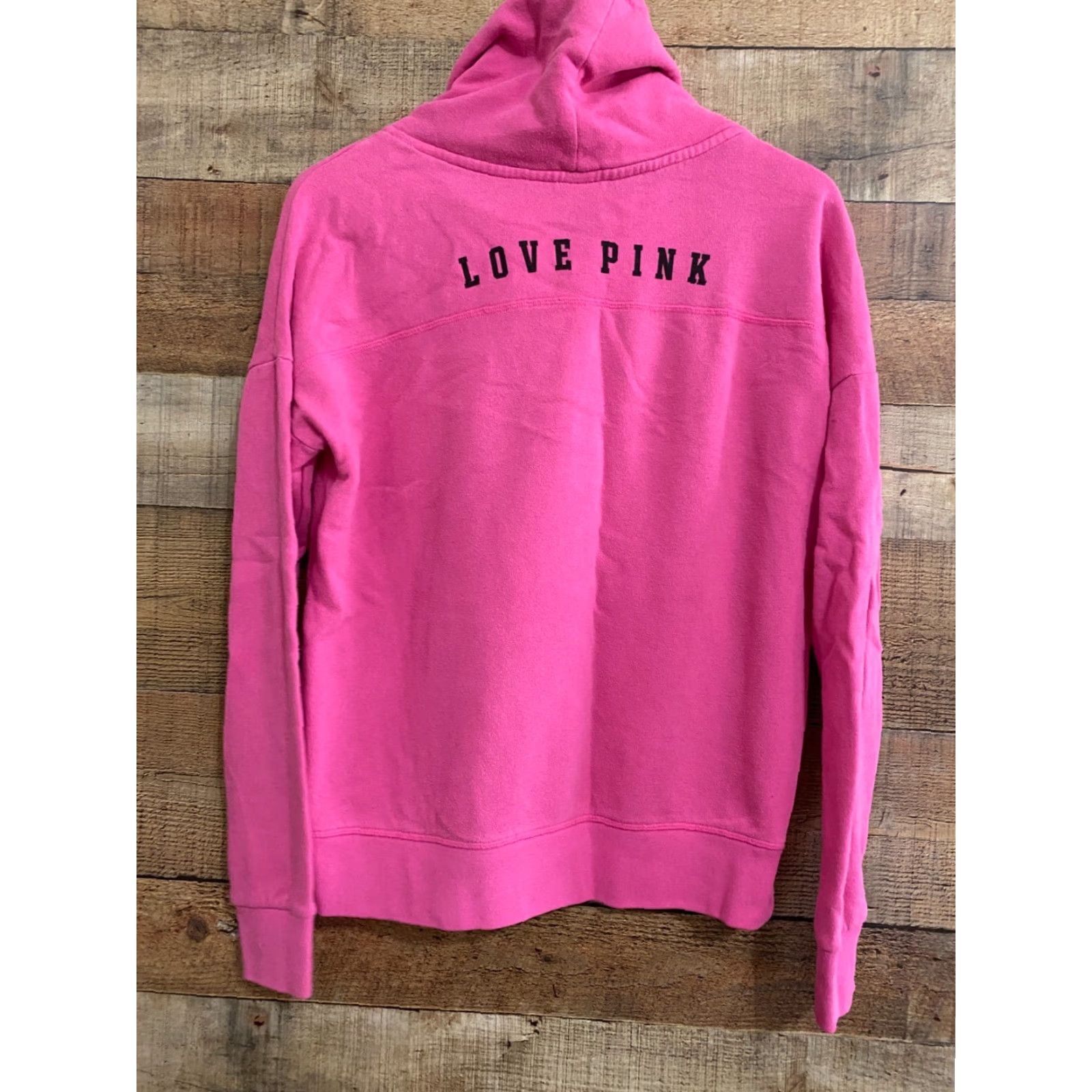Victoria's Secret VICTORIA'S SECRET PINK Women Small Hoodie Sweatshirt SpeLLOUT Pink EUC Size S / US 4 / IT 40 - 3 Thumbnail