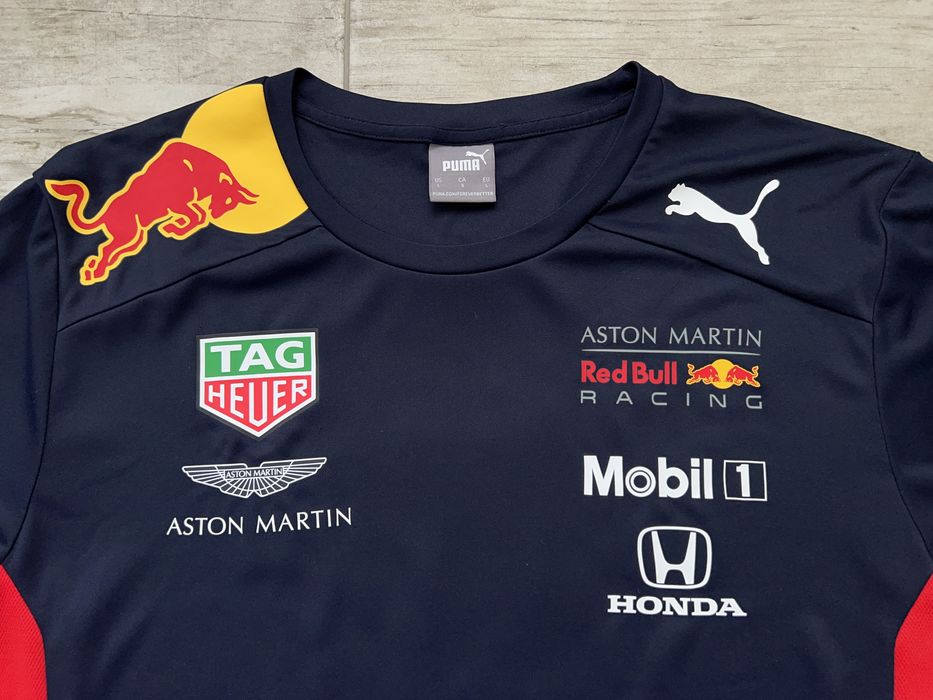 Puma Puma Red Bull Racing Team Aston Martin Mobil F1 T Shirt Tee | Grailed