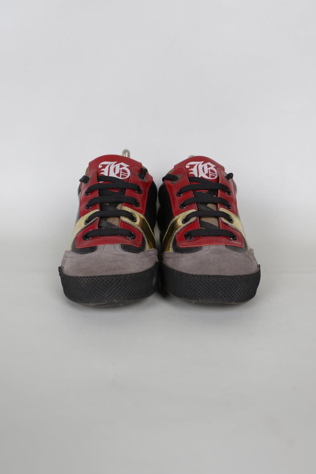 John Galliano 00's John Galliano Rodolf Nero Low-Top Sneakers Size US 7.5 / EU 40-41 - 2 Thumbnail