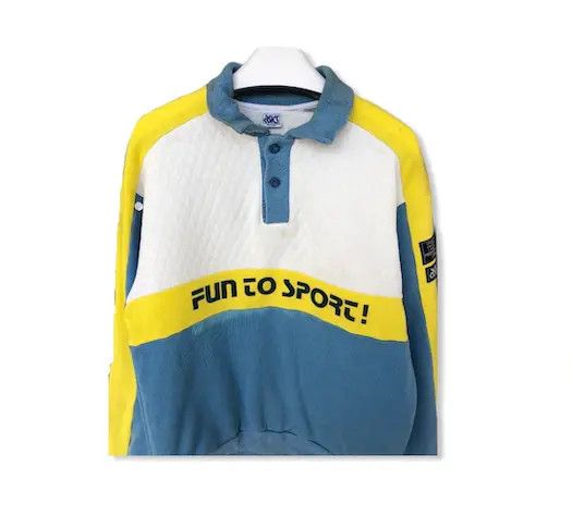 Asics × Japanese Brand Asics Spellout Sweatshirt Size US S / EU 44-46 / 1 - 2 Thumbnail