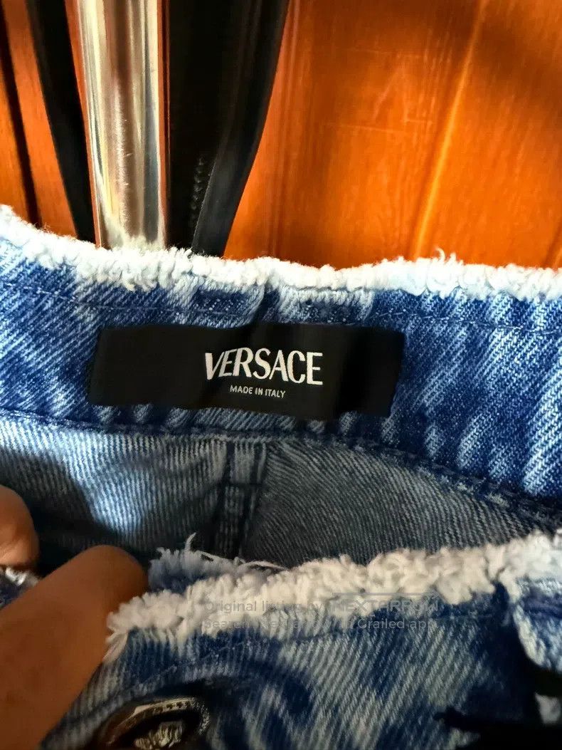 Versace Versace Washed wide-leg jeans Size US 34 / EU 50 - 5 Thumbnail
