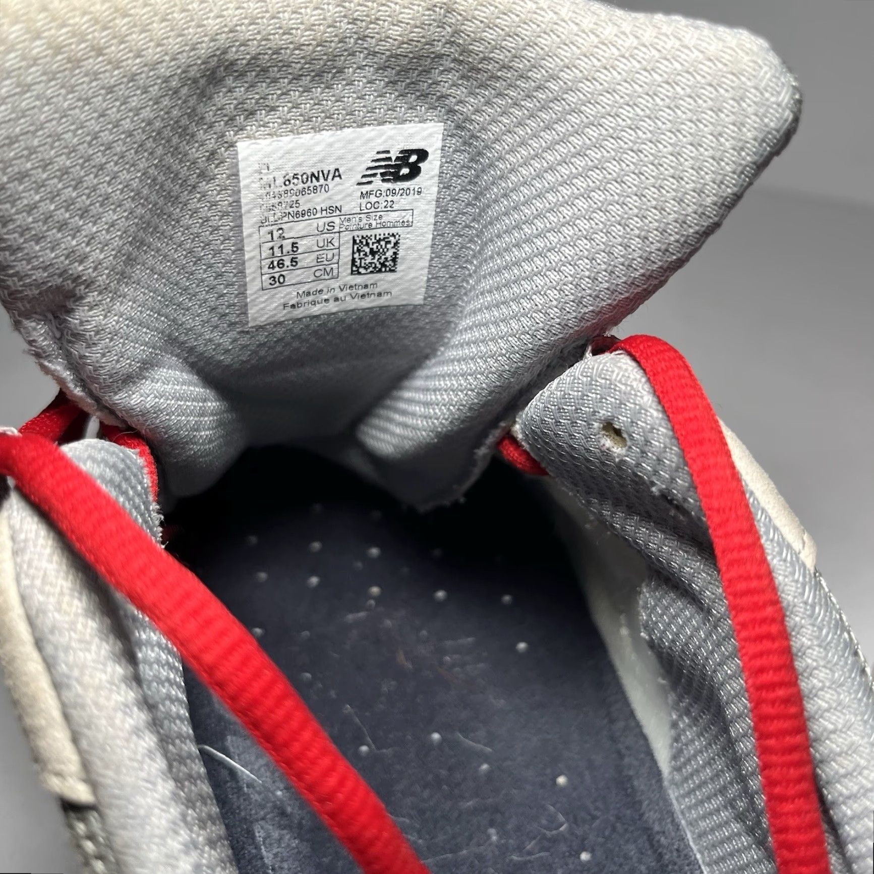 New Balance New Balance No Vacancy Inn x 850 Grey Red Size 12 No Insoles Size US 12 / EU 45 - 8 Thumbnail