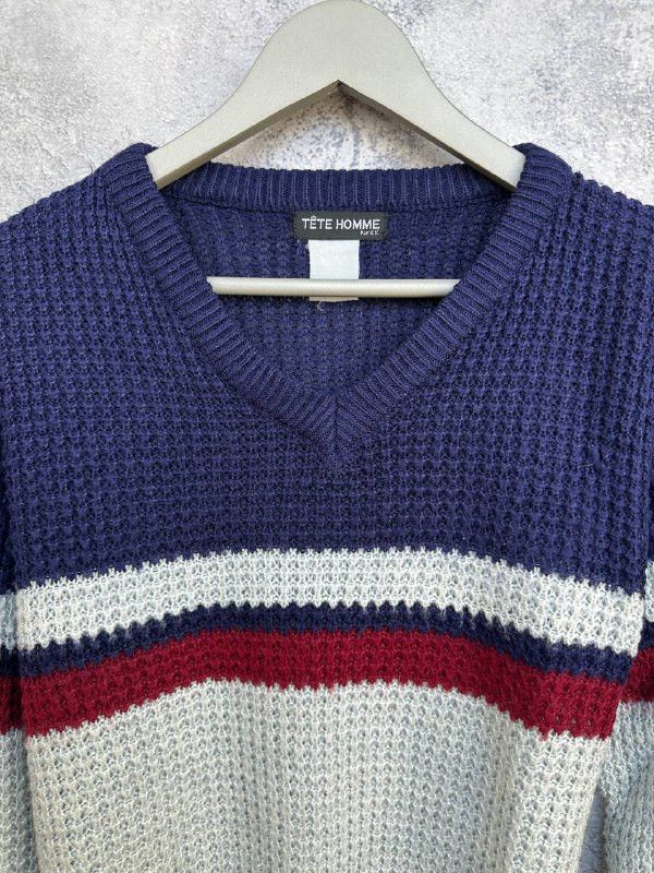 Tete Homme Tete Homme by Issey Miyake Archive Textured Knit Sweater Size US M / EU 48-50 / 2 - 4 Thumbnail