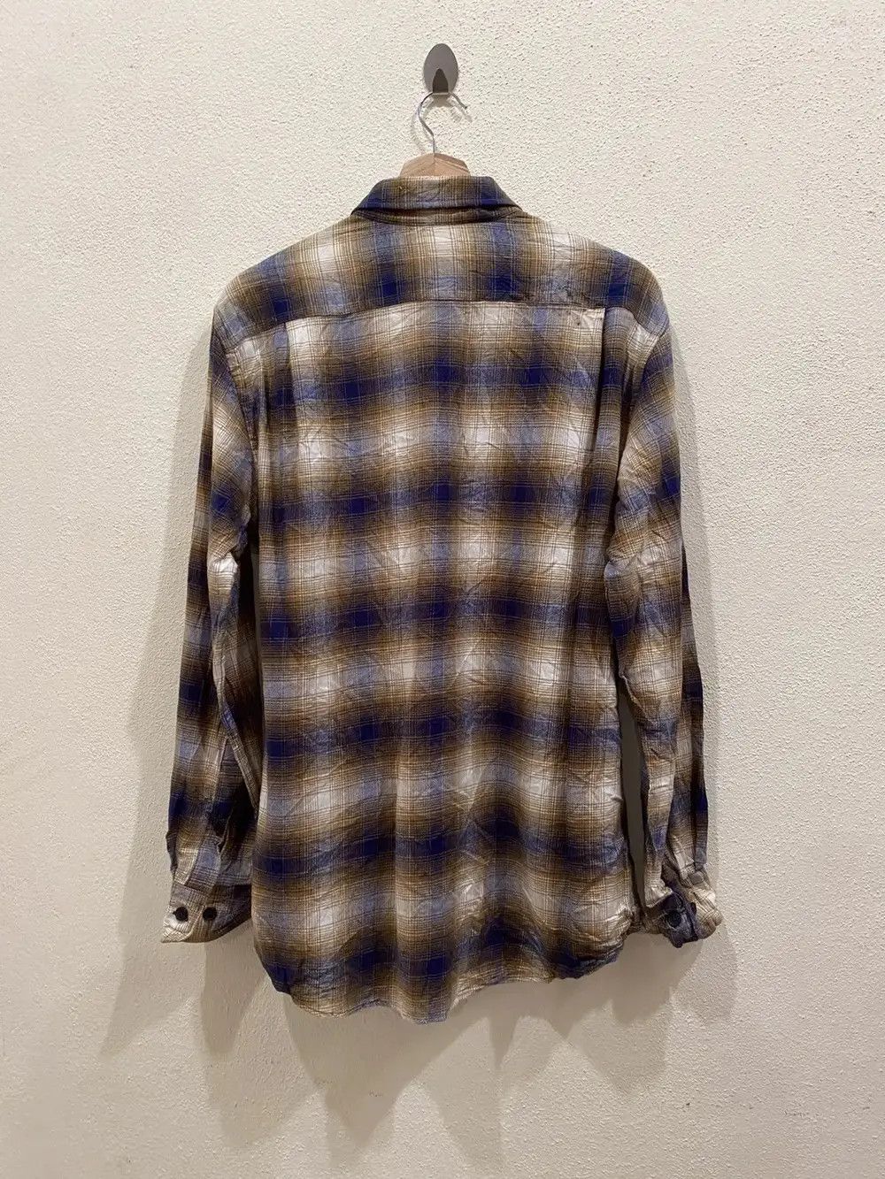 Japanese Brand Japanese Brand Uniqlo Plaid Tartan Flannel Shirt Size US L / EU 52-54 / 3 - 8 Thumbnail