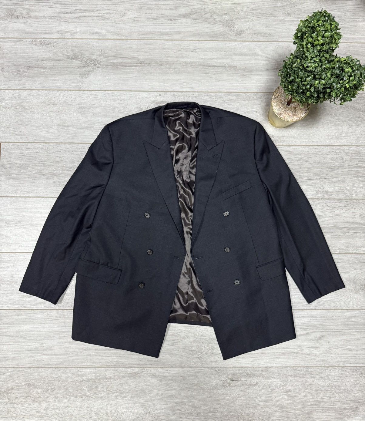 Polo Ralph Lauren Polo Ralph Lauren double breasted blazer jacket wool Size 48R - 2 Thumbnail