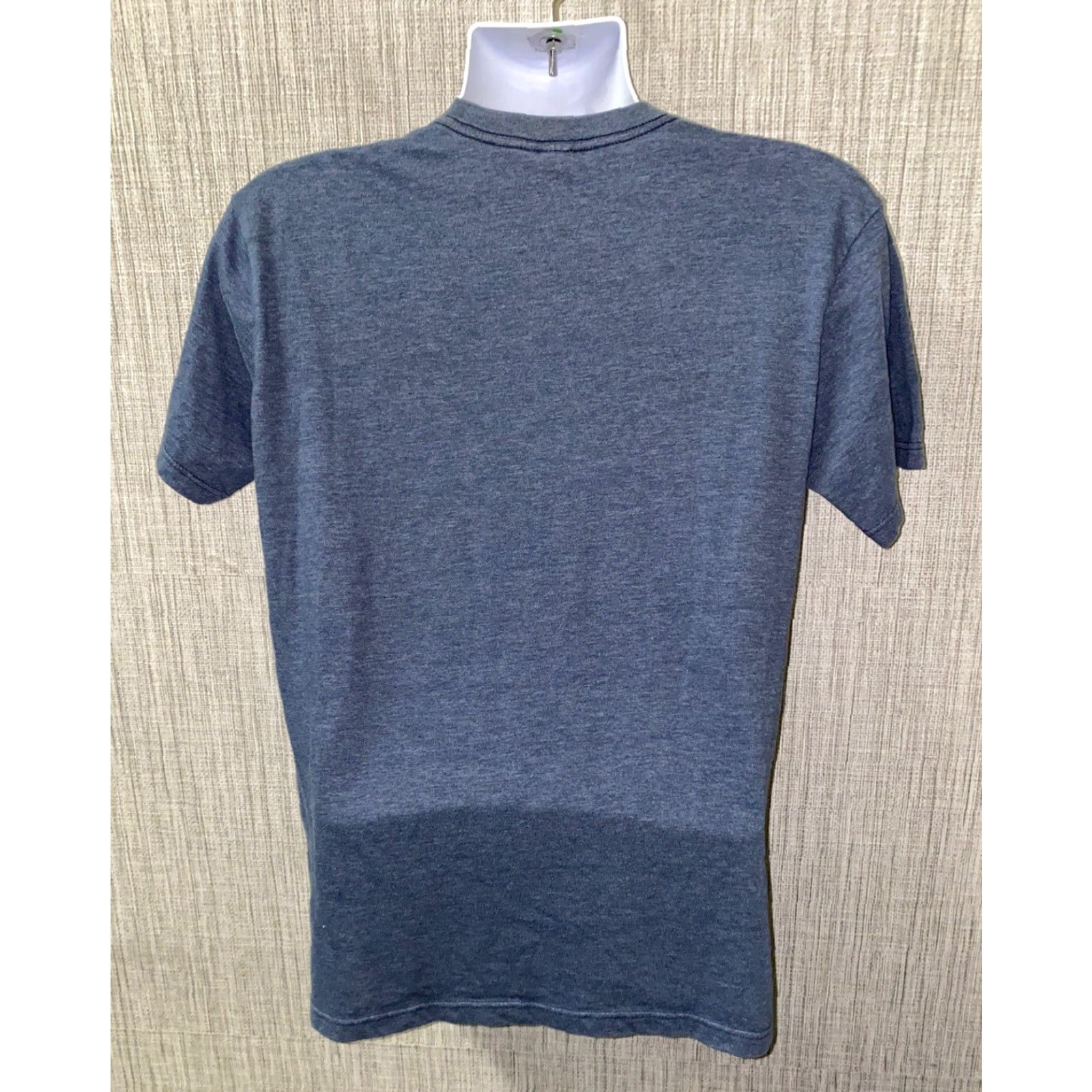 Vintage VINTAGE Mens Gray Slim Fit Car/Lion Graphic T-Shirt L - Short Sleeve, Cotton/Polyester, Regular, Unbranded, 1980s Size US L / EU 52-54 / 3 - 3 Thumbnail