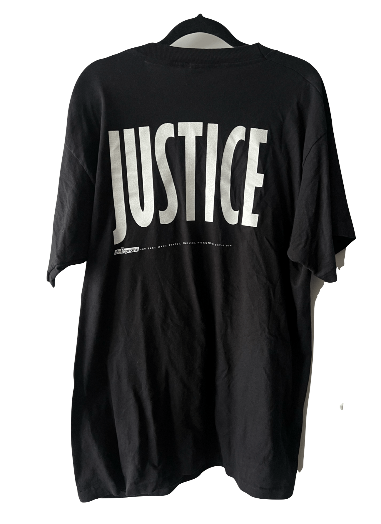 Fruit Of The Loom Peace Justice Vintage T Shirt XL Size US XL / EU 56 / 4 - 2 Thumbnail