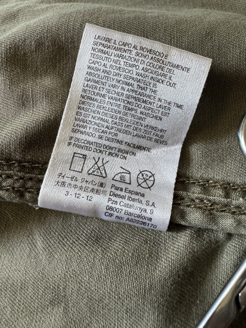 Diesel Vintage DIESEL Fishtail Coat Jacket Archive Techwear Size US S / EU 44-46 / 1 - 10 Thumbnail
