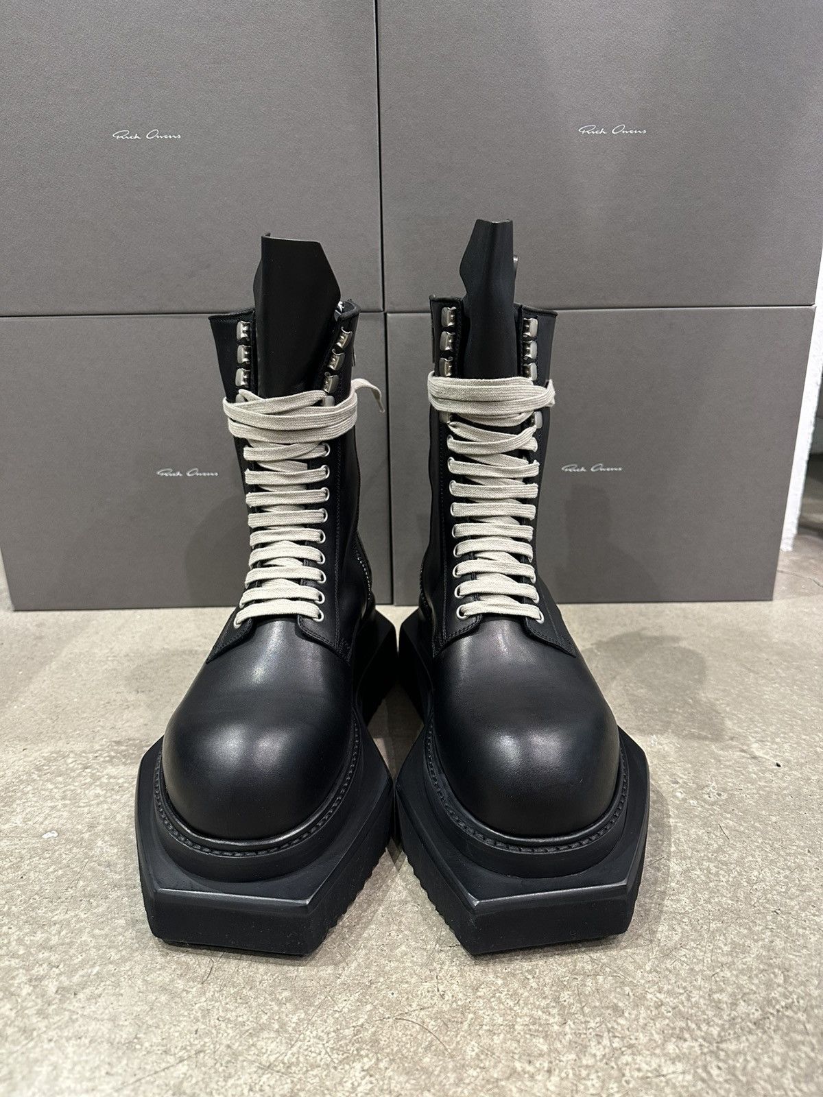 Rick Owens RICK OWENS - Turbo Cyclops Army Black | Grailed